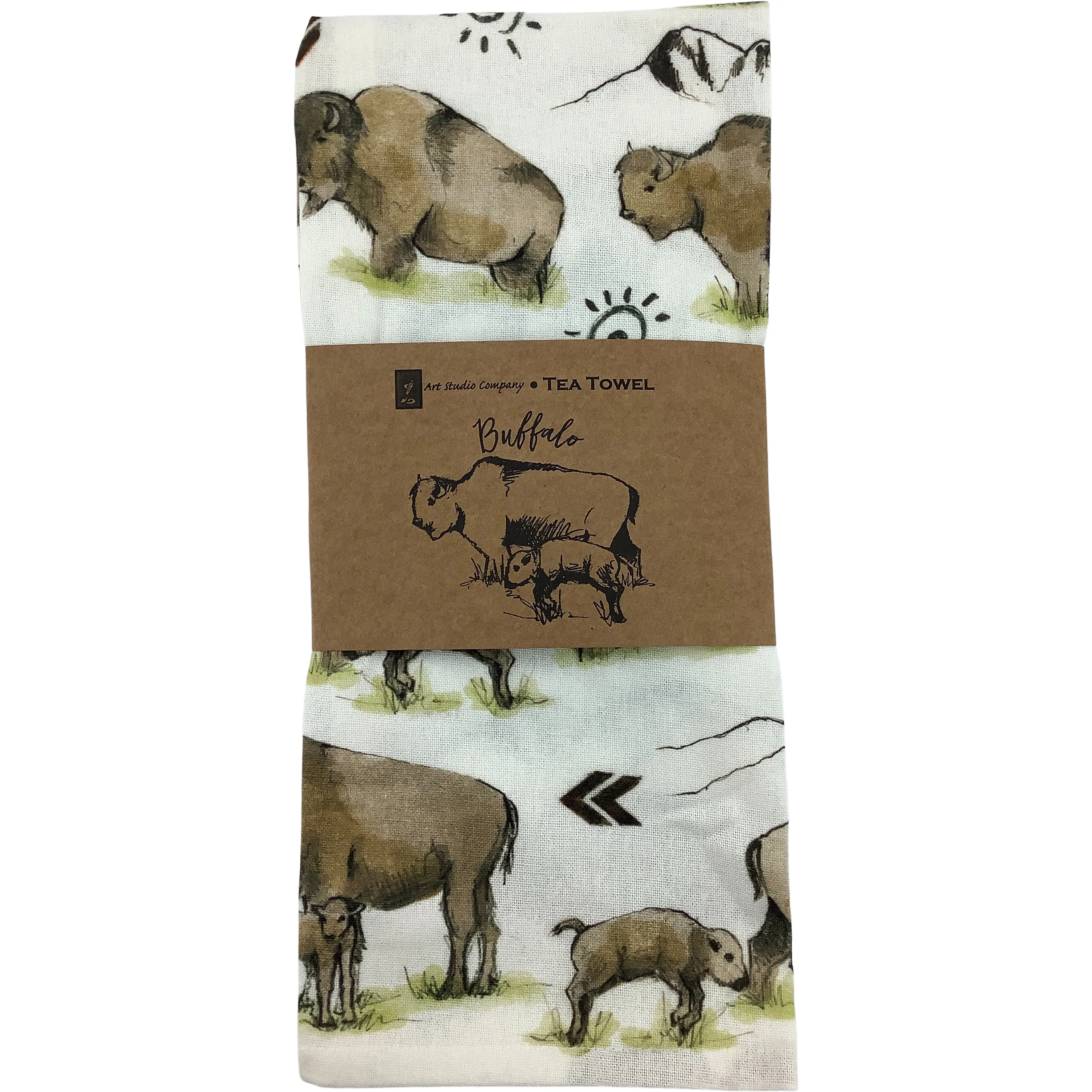 Decorative Tea Towels / Kitchen Decor / Buffalo Theme / Home Decor