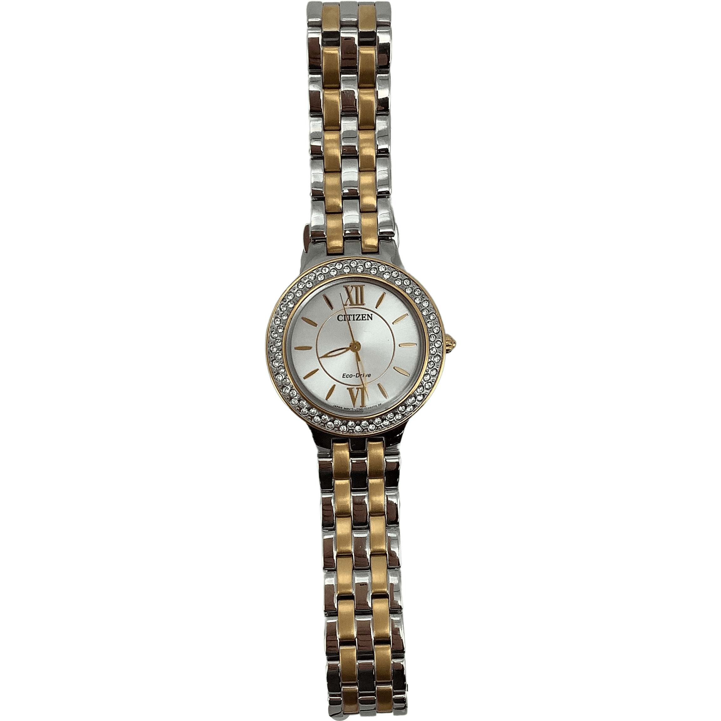 Citizen Women's Wrist Watch / Silver and Gold / Women's Accessories / Swarovski Crystals