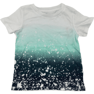 Epic Threads Boy's T-Shirt / White with Blue Paint Splatter / Kid's Summer Clothes / Various Sizes