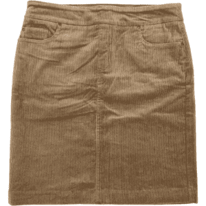 S.C. & Co. Women's Corduroy Skirt / Tan / Size 6 **No Tags**