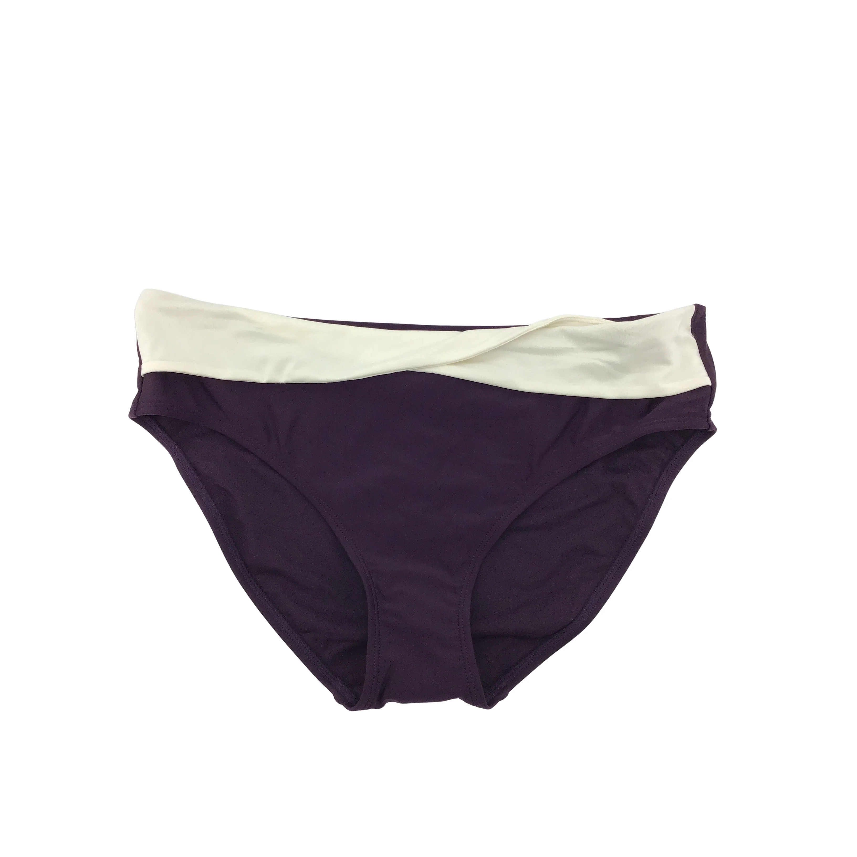 Panache Women's Bathing suit: Bottoms/ Purple/ white / Medium