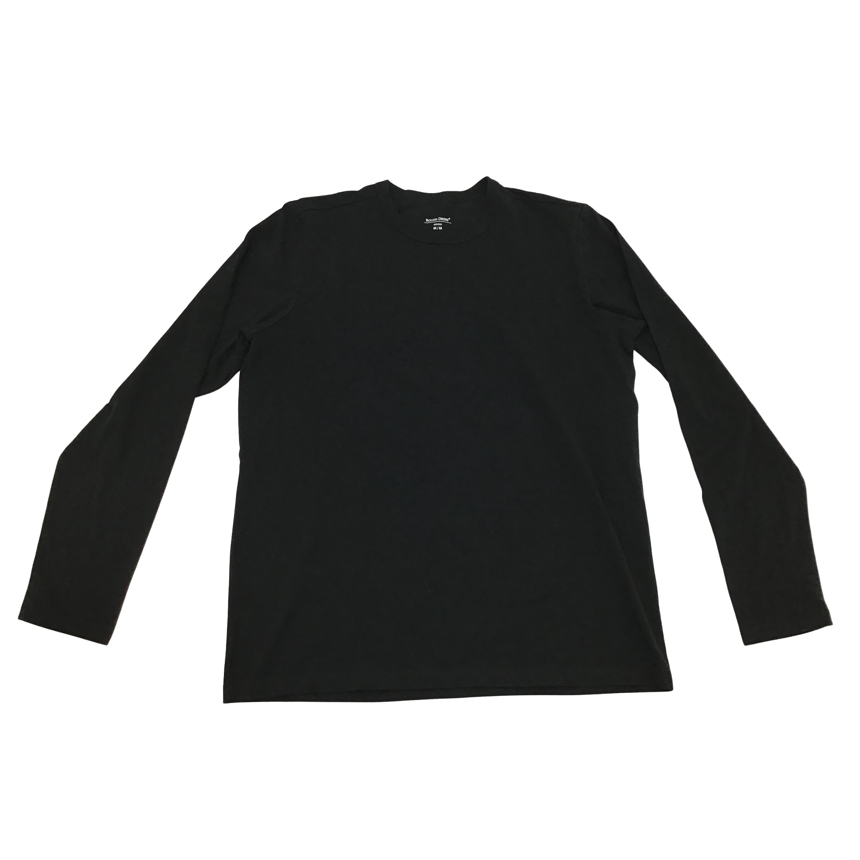 Rough Dress Men's Long Sleeve Shirt / Black / Various Sizes