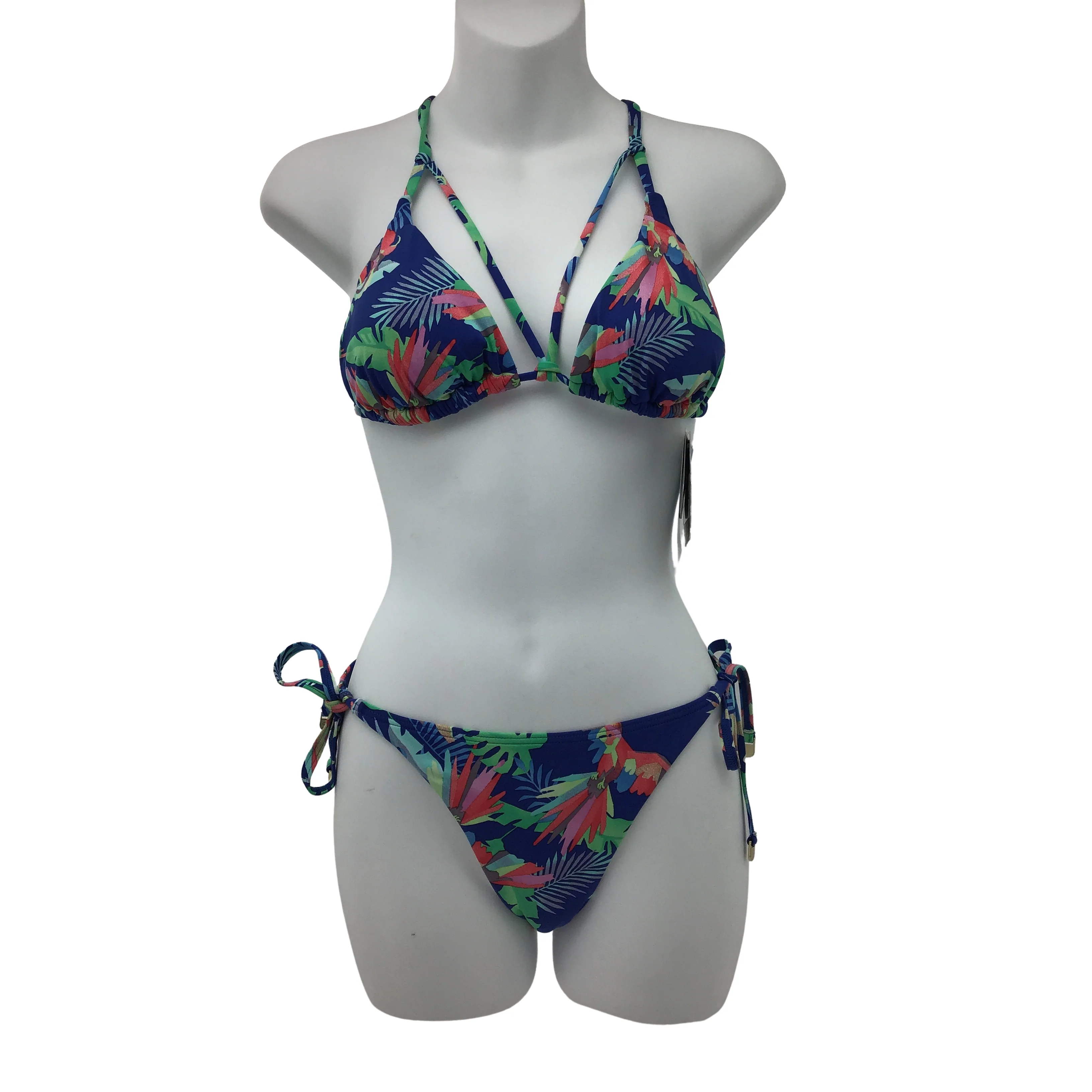 Sunseeker Women's Bathing Suit: Bikini/ Marine Blue/ 10 B/C