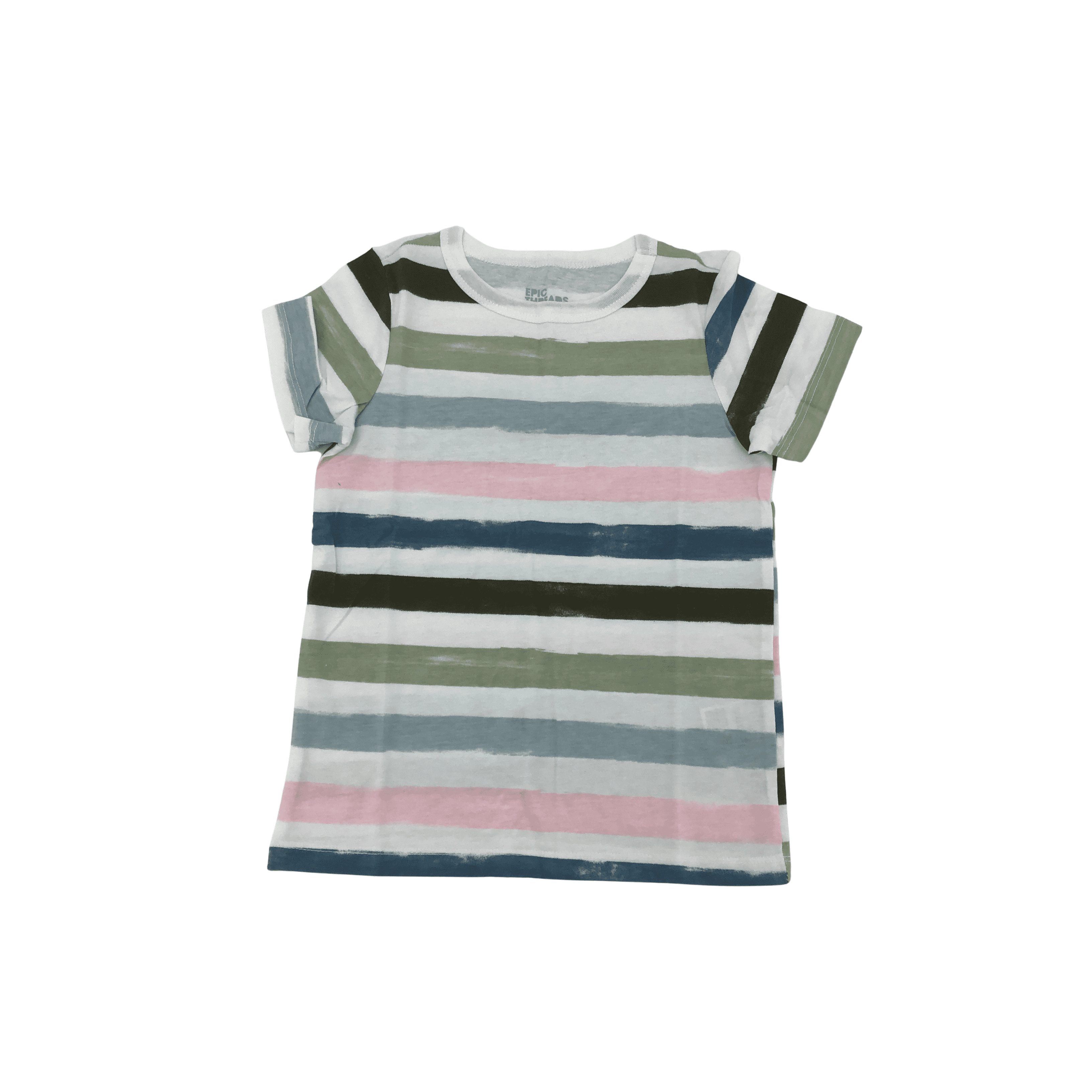 Epic Threads Children's T-Shirt / Multi Coloured Stripes / Various Sizes