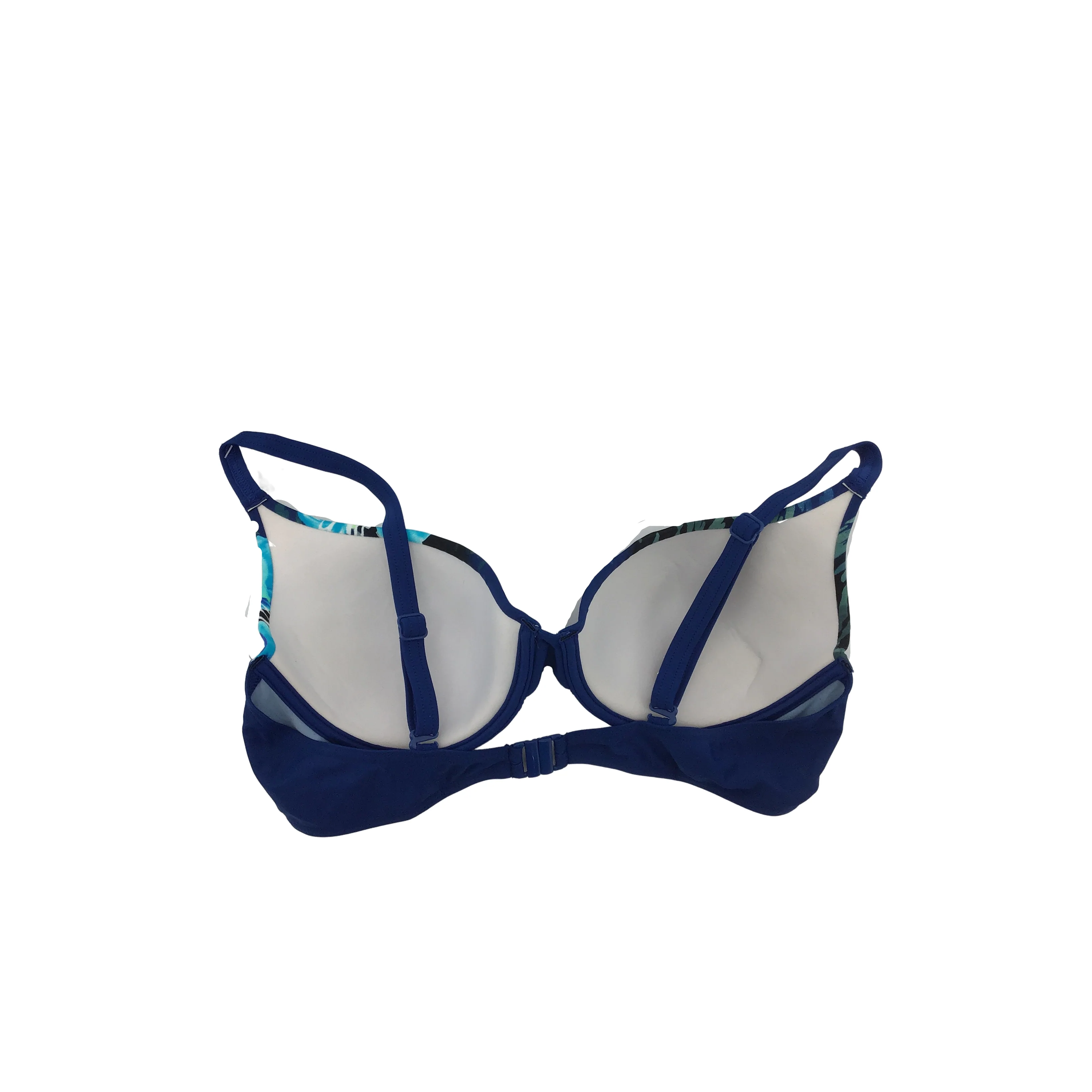 Naturana Women's Bathing Suit: Bikini/ 2 Piece/ Blue / 12 B cup