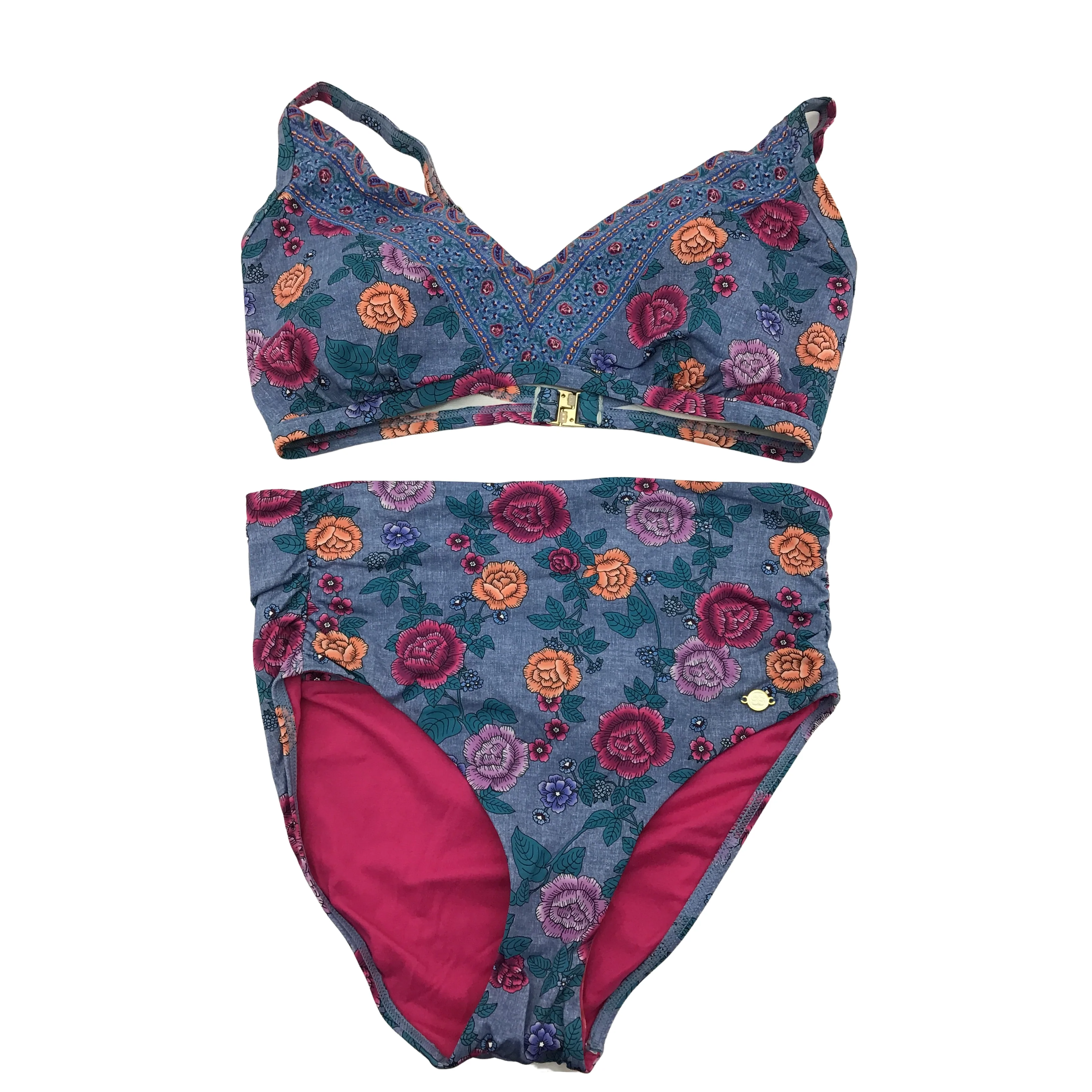 Sunseeker Women's Bathing Suit / Bikini / Indigo / Floral / Various Sizes