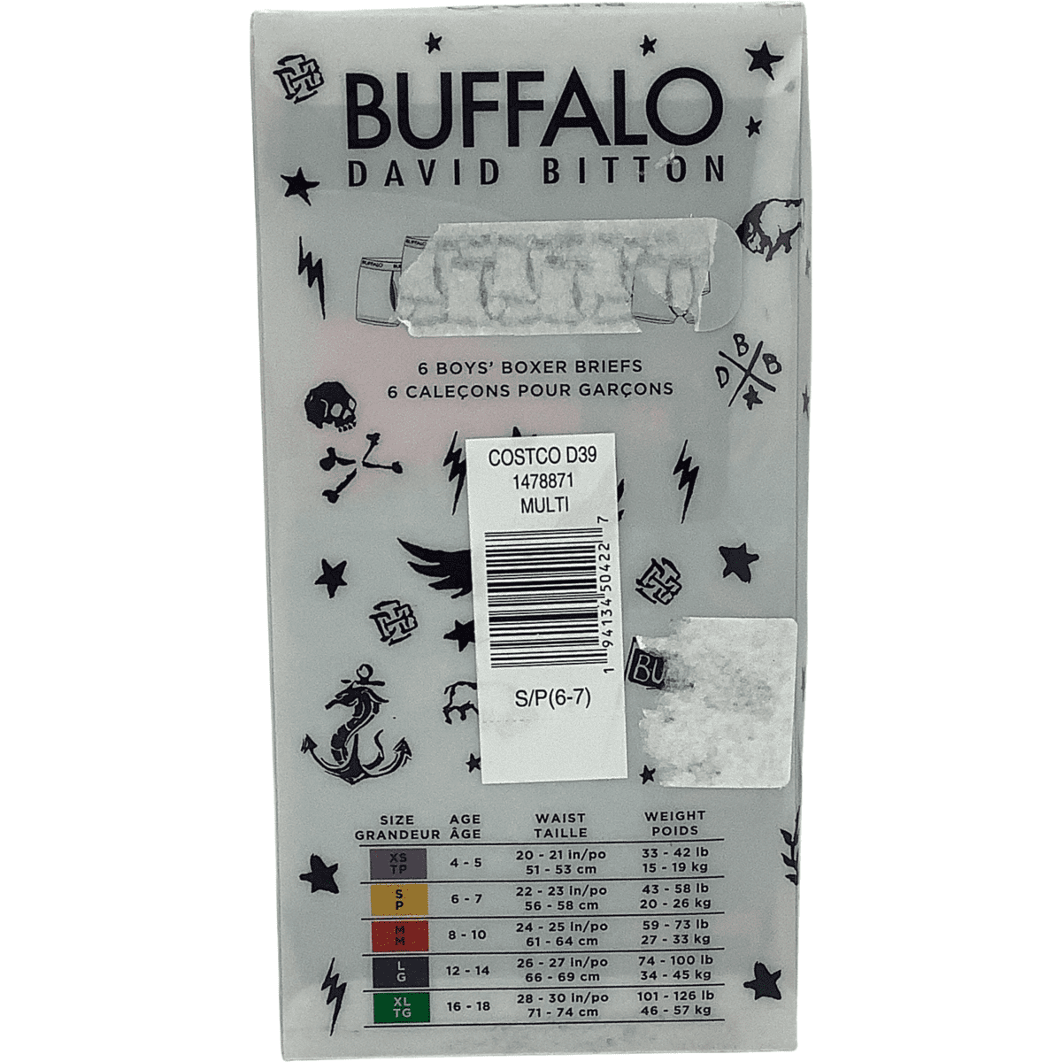 Buffalo David Bitton Boy's Boxer Briefs in red and Grey_02