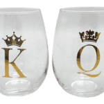 Harmon Stemless Wine Glasses King and Queen_01