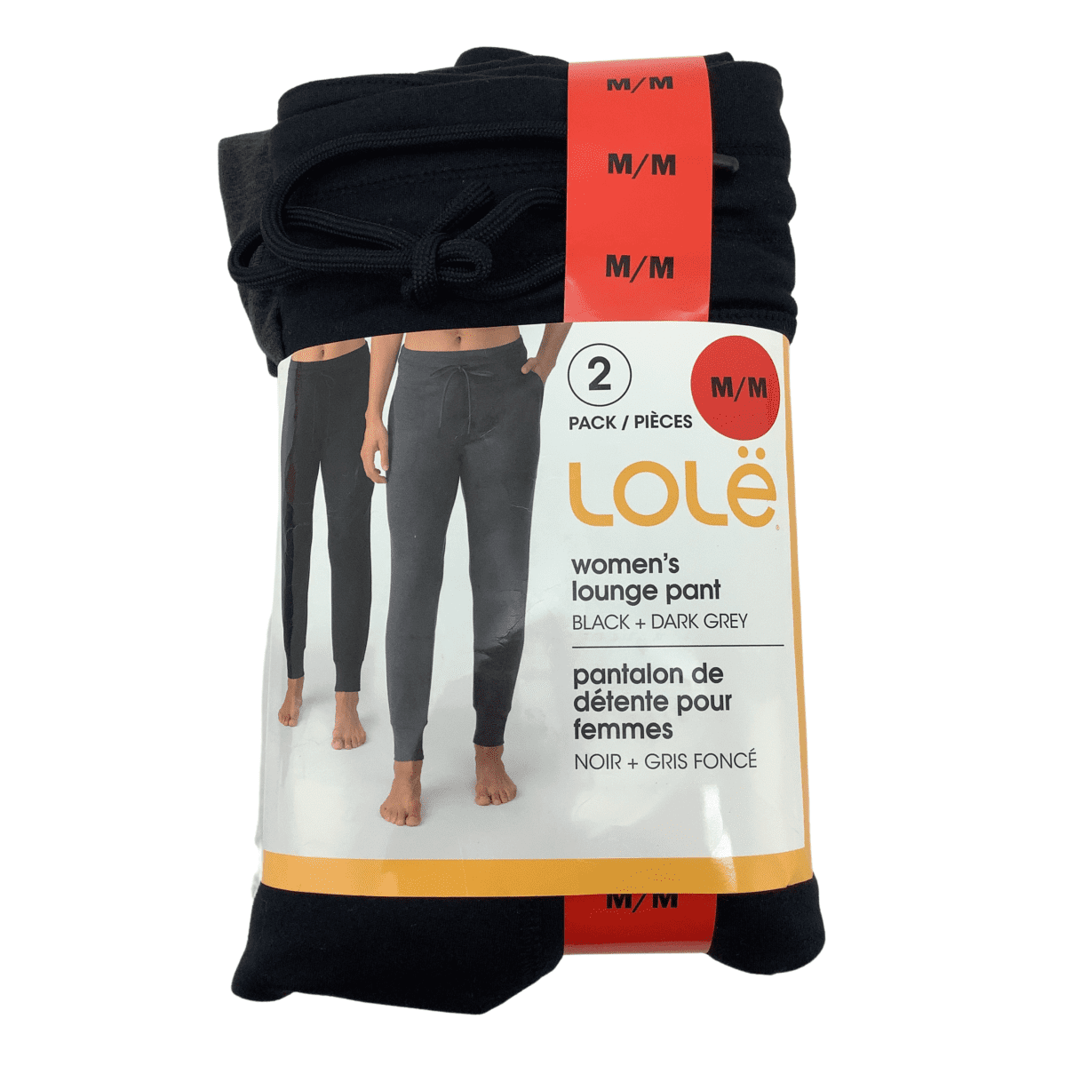 Lolë Women's 2 Pack of Black & Dark Grey Lounge Pants / Various