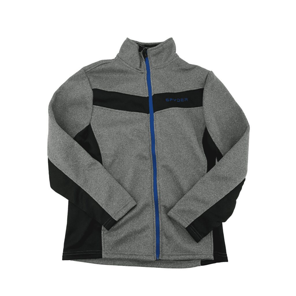 Spyder Kids Grey & Black Zip Up Sweater / Full Zip / Various Sizes