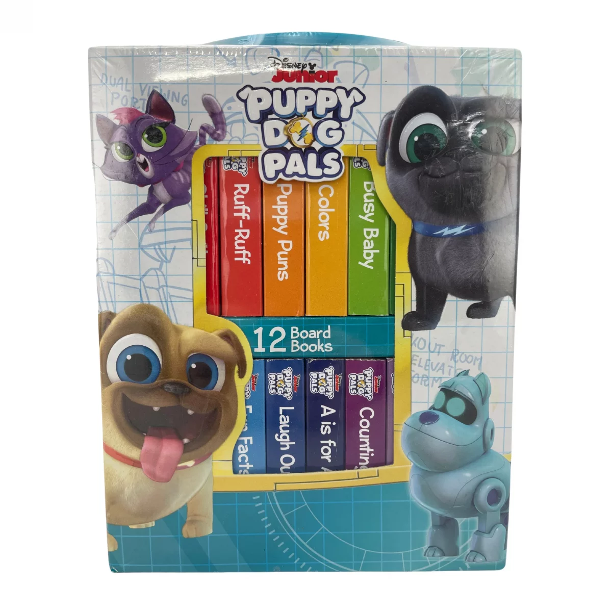 Disney Junior Puppy Dog Pals Books / 12 Board Books / Early Learning Books