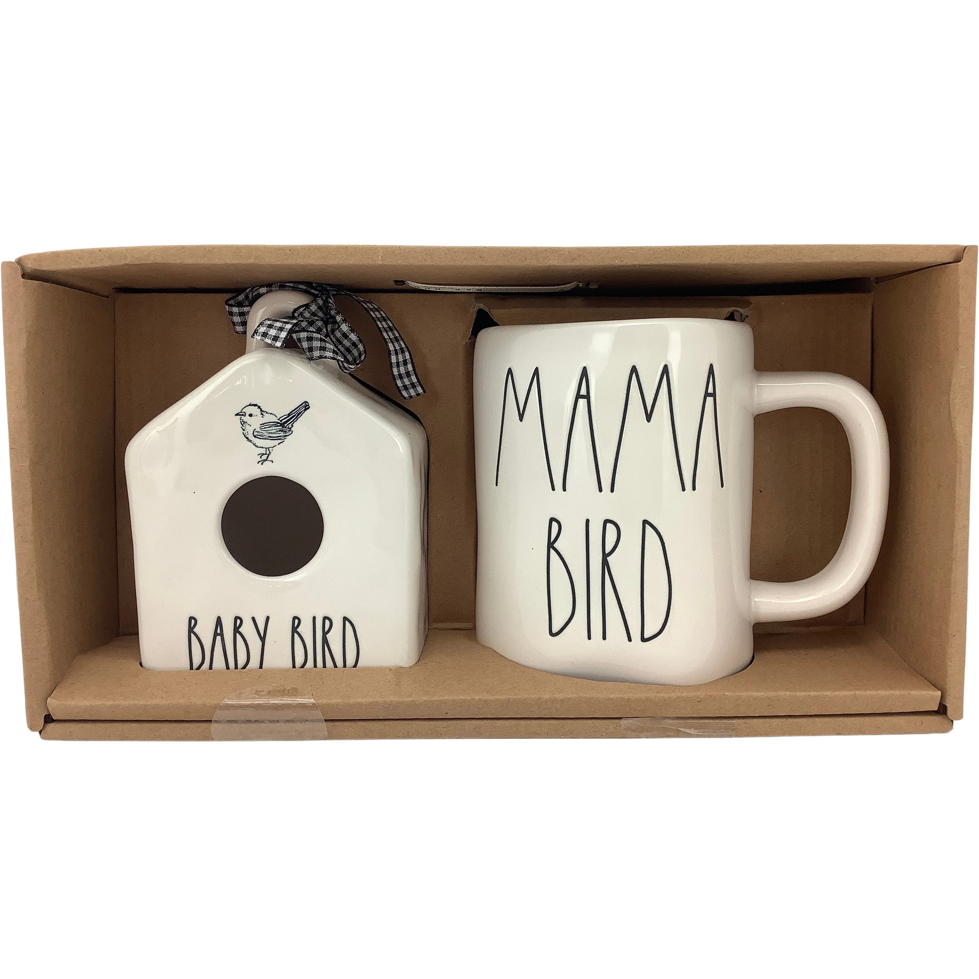 Rae Dunn Bird House and Mug Set / Ceramic Set / Farmhouse Decor / Home Decor
