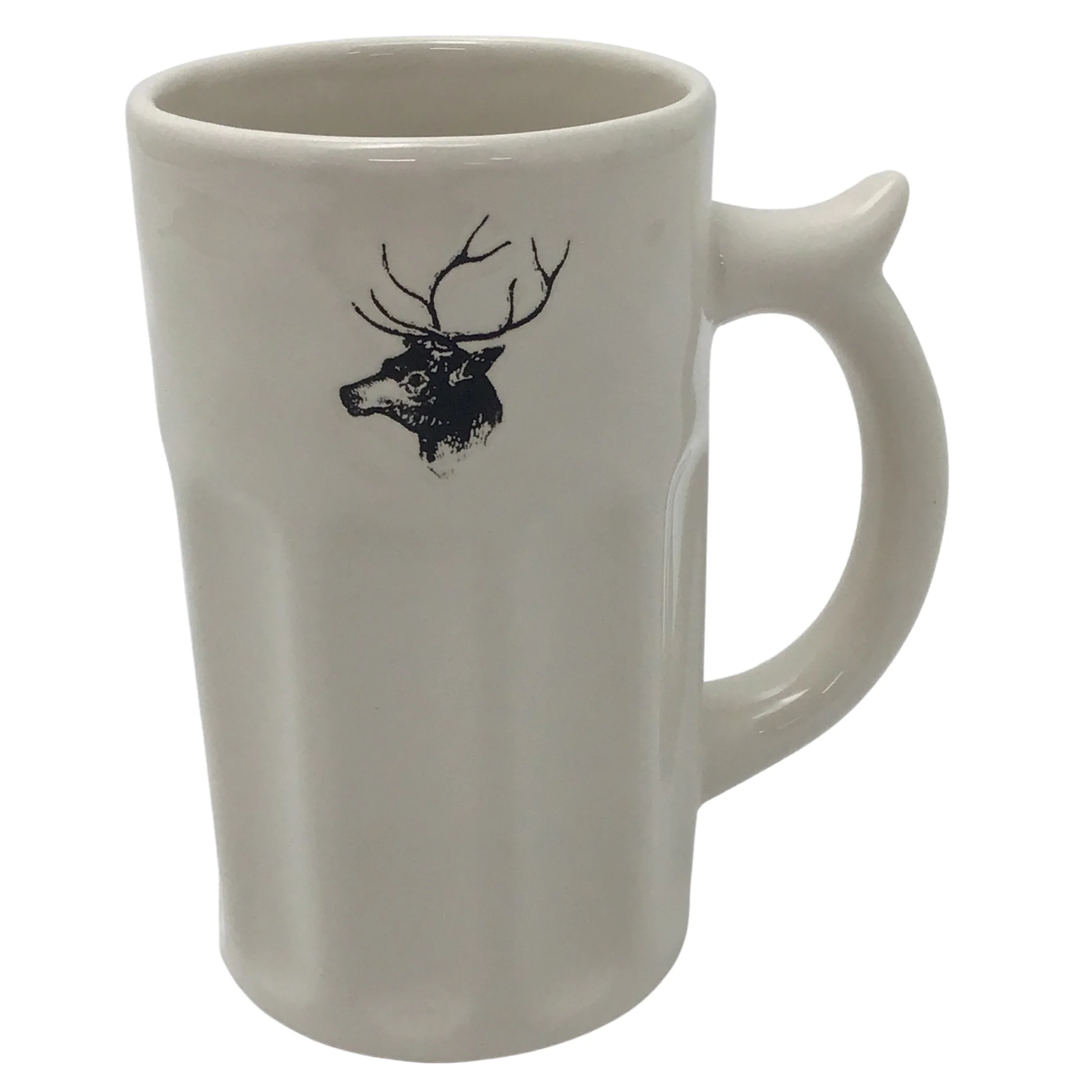 Rae Dunn : Ceramic Mug / White / Deer