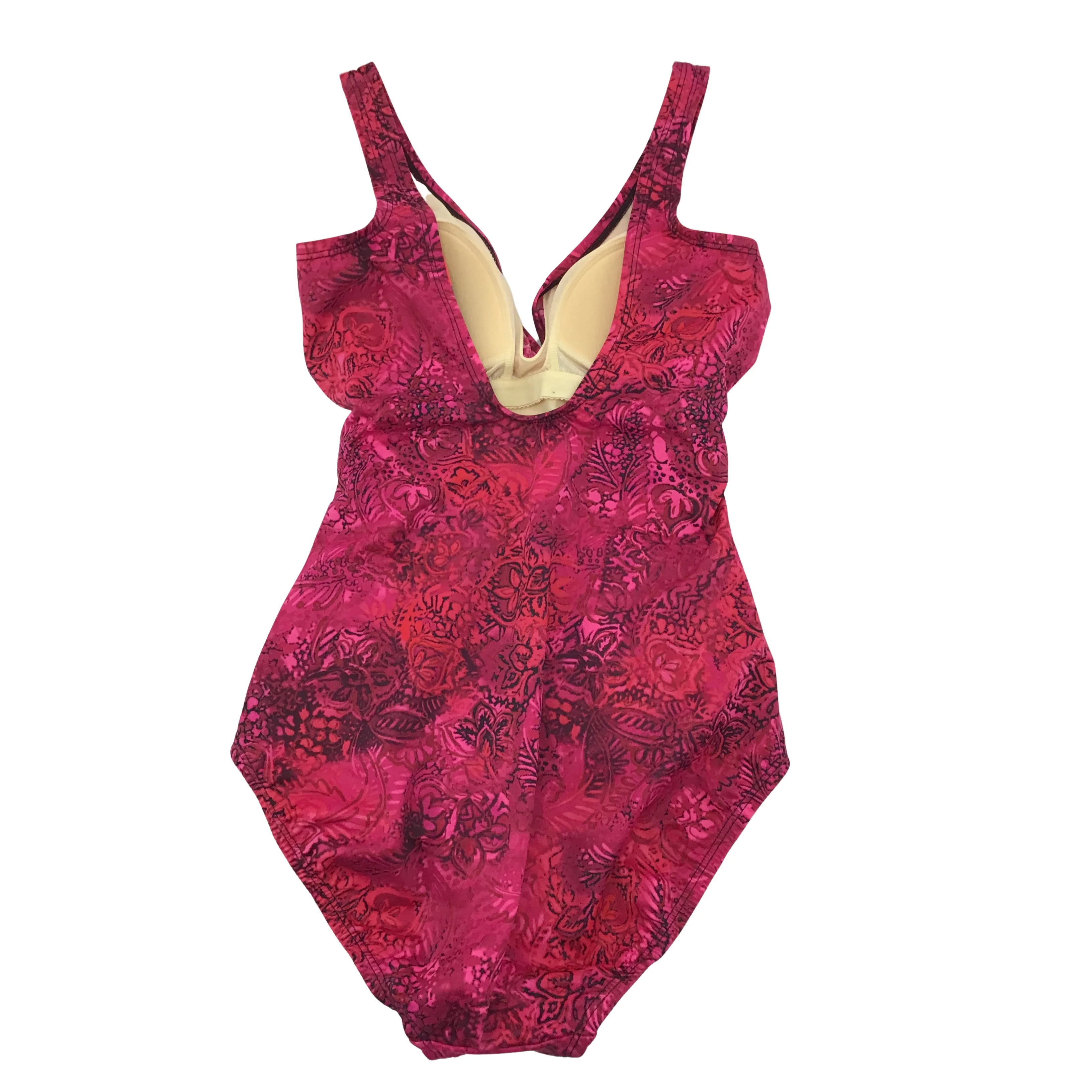 Kirkland Women's One piece Bathing suit: Pink/ Size 8