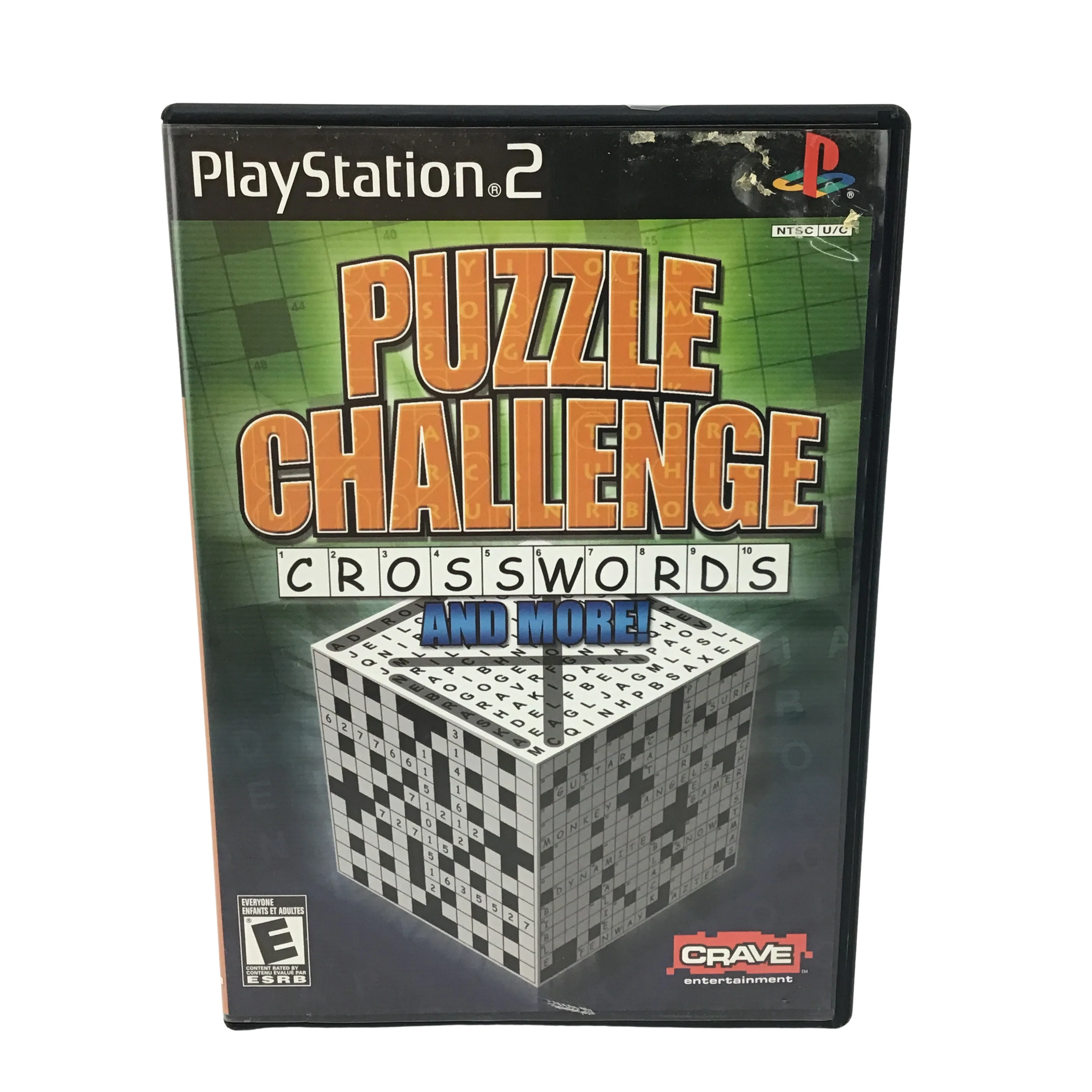 Play Station 2 : Puzzle Challenge Crosswords Game / Video Game **USED**