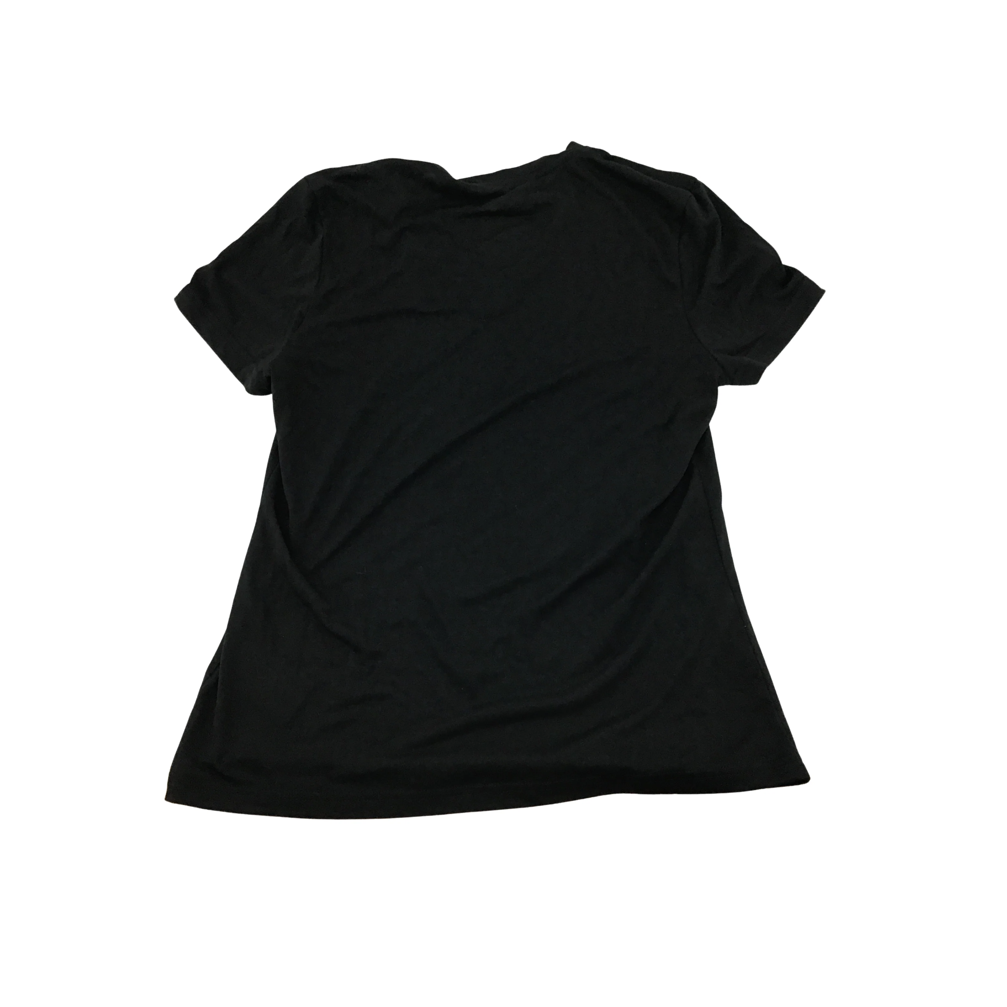 Reebok: Women's T-shirt / Black / V-Neck / Short Sleeve / Small