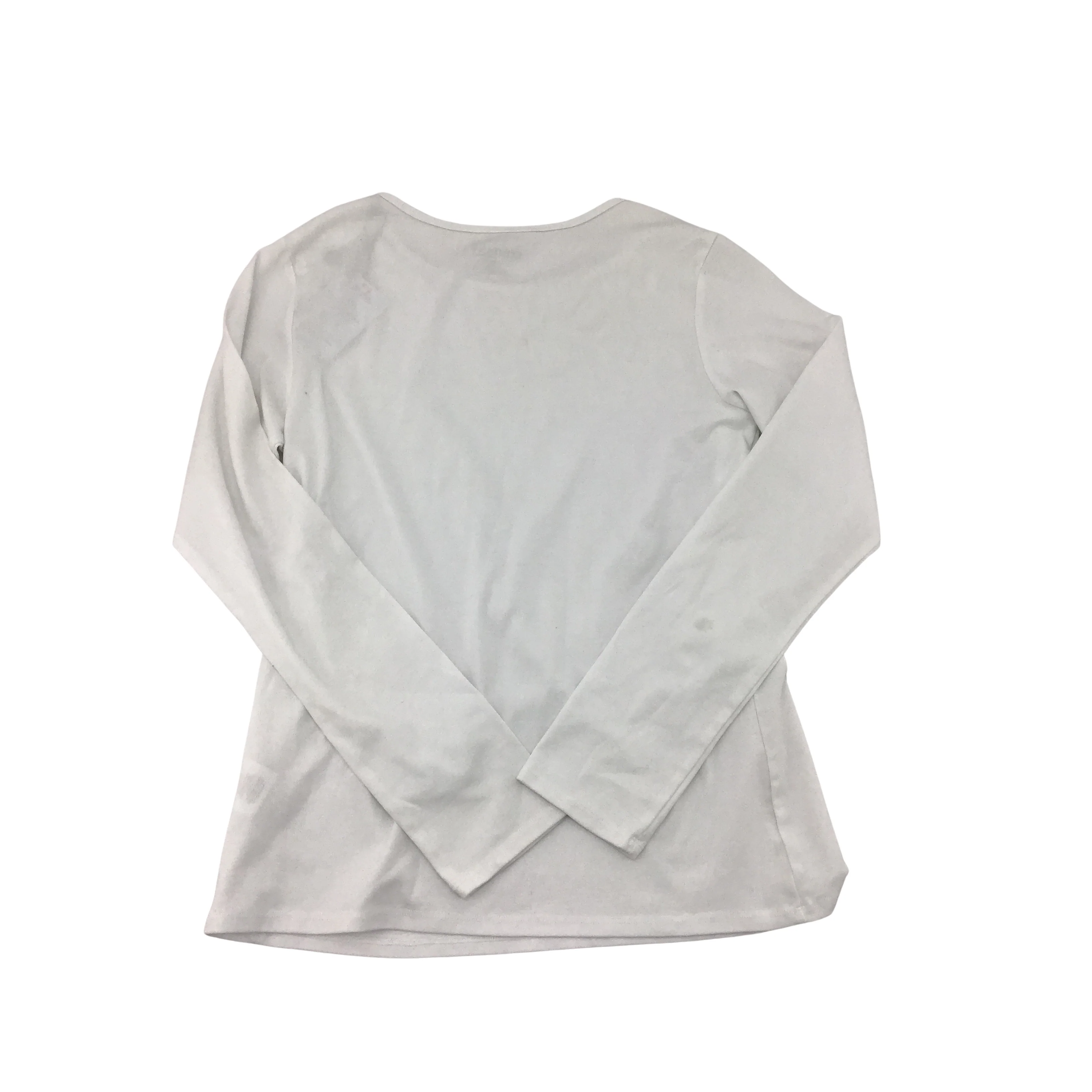 Ellen Tracy : Women's Long Sleeve Shirt / White / Large