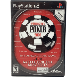 PlayStation 2 / "World Series of Poker 2008" Game / Video Game **USED**