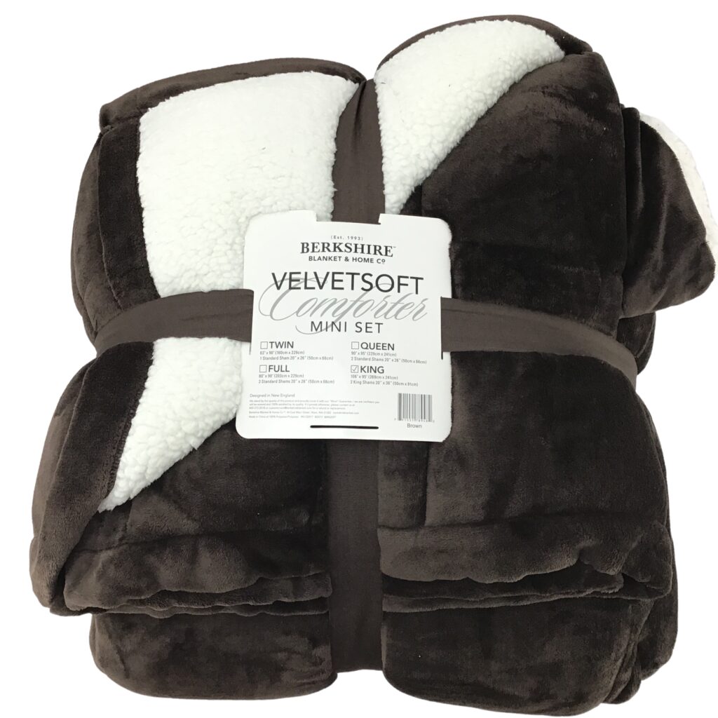 Berkshire Velvet Soft King Comforter Set CanadaWide Liquidations