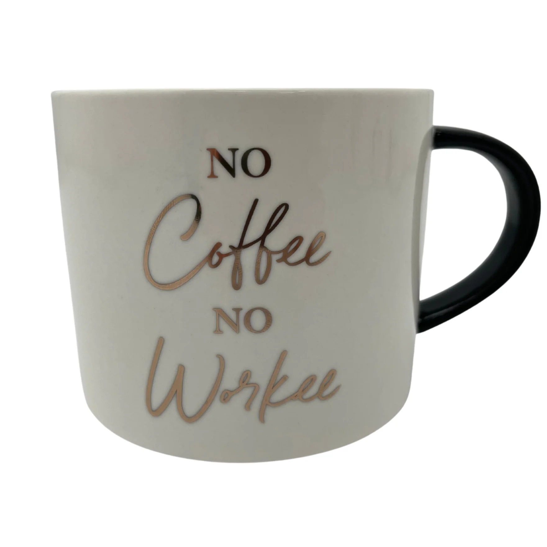 Harmon Porcelain Coffee Mug / White and Black / Various Designs