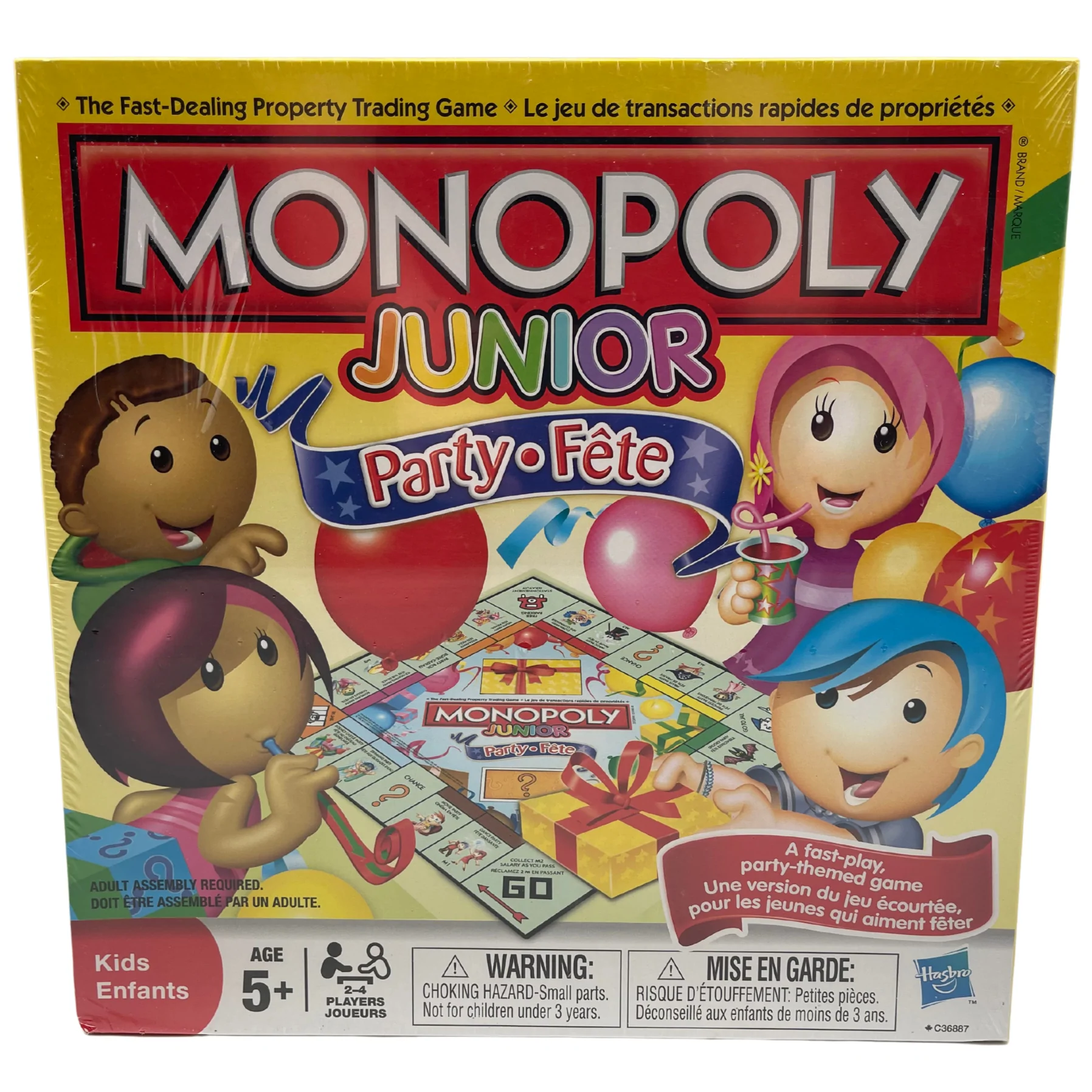Hasbro Monopoly Junior Board Game / Party Edition / Family Game Night **DEALS**