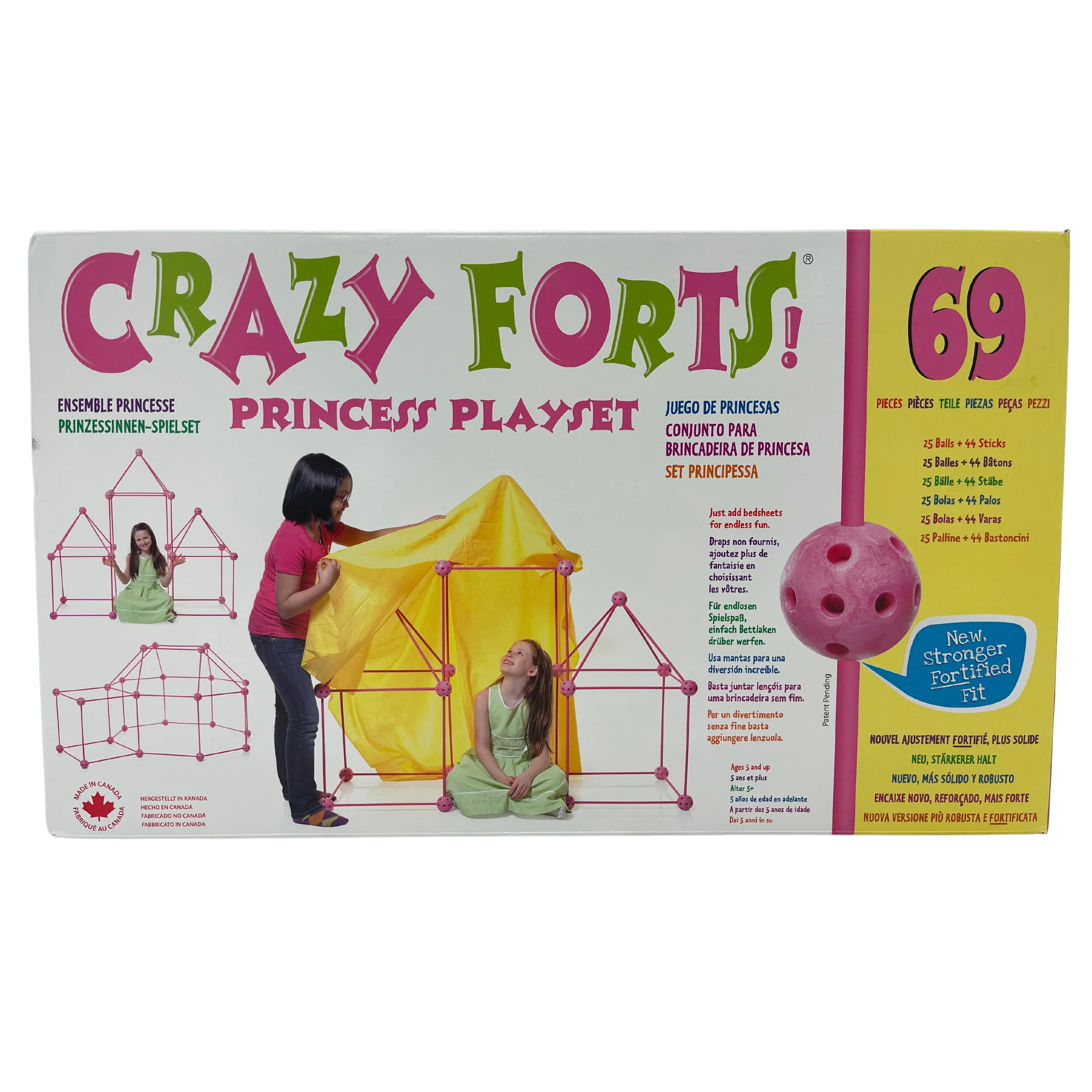 Everest Toys Crazy Forts Building Set / Princess Playset / 69 Pieces **DEALS**