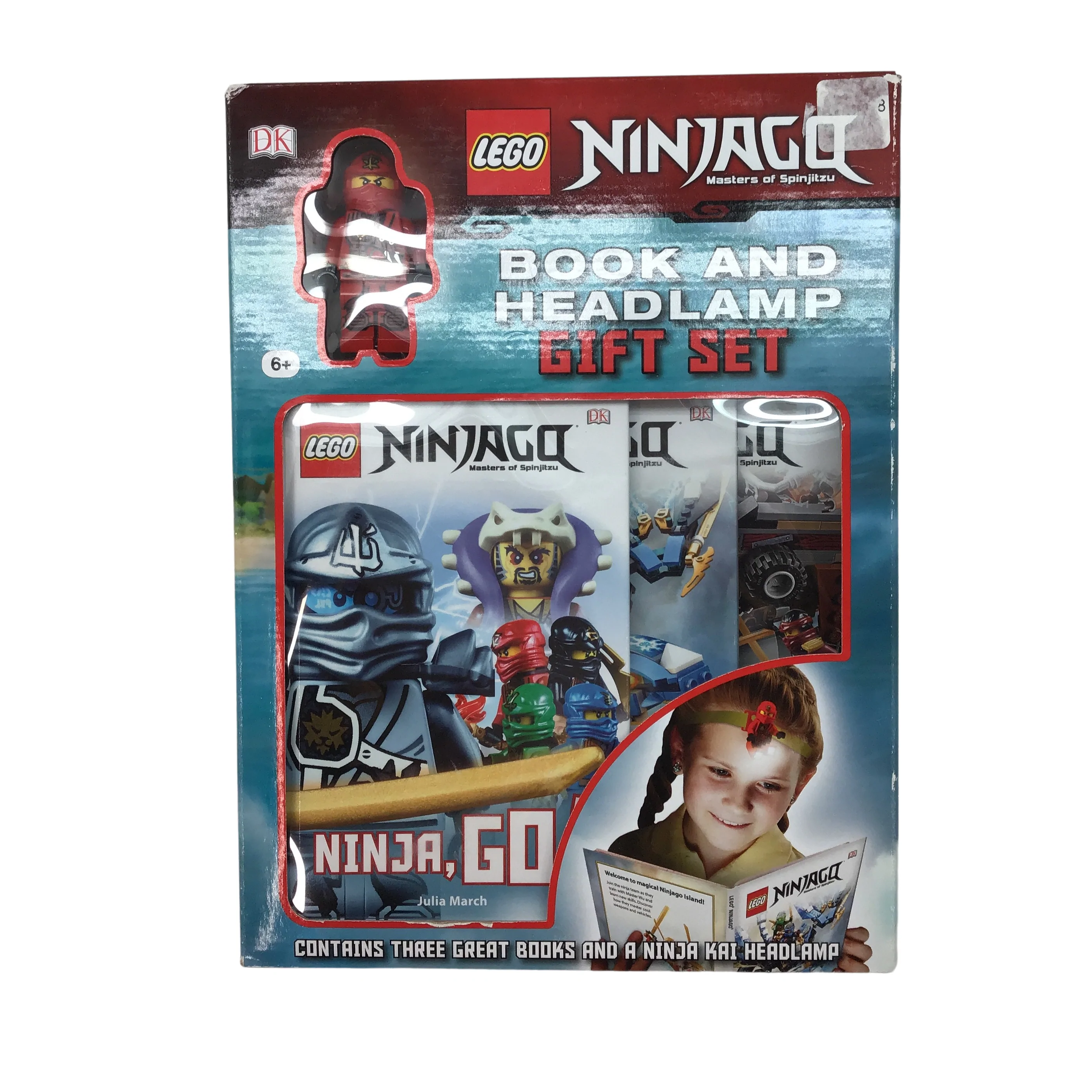Lego: Ninjago Master of spinjitzu / Book and Headlamp Gift Set / 3 Books / Ages 6+