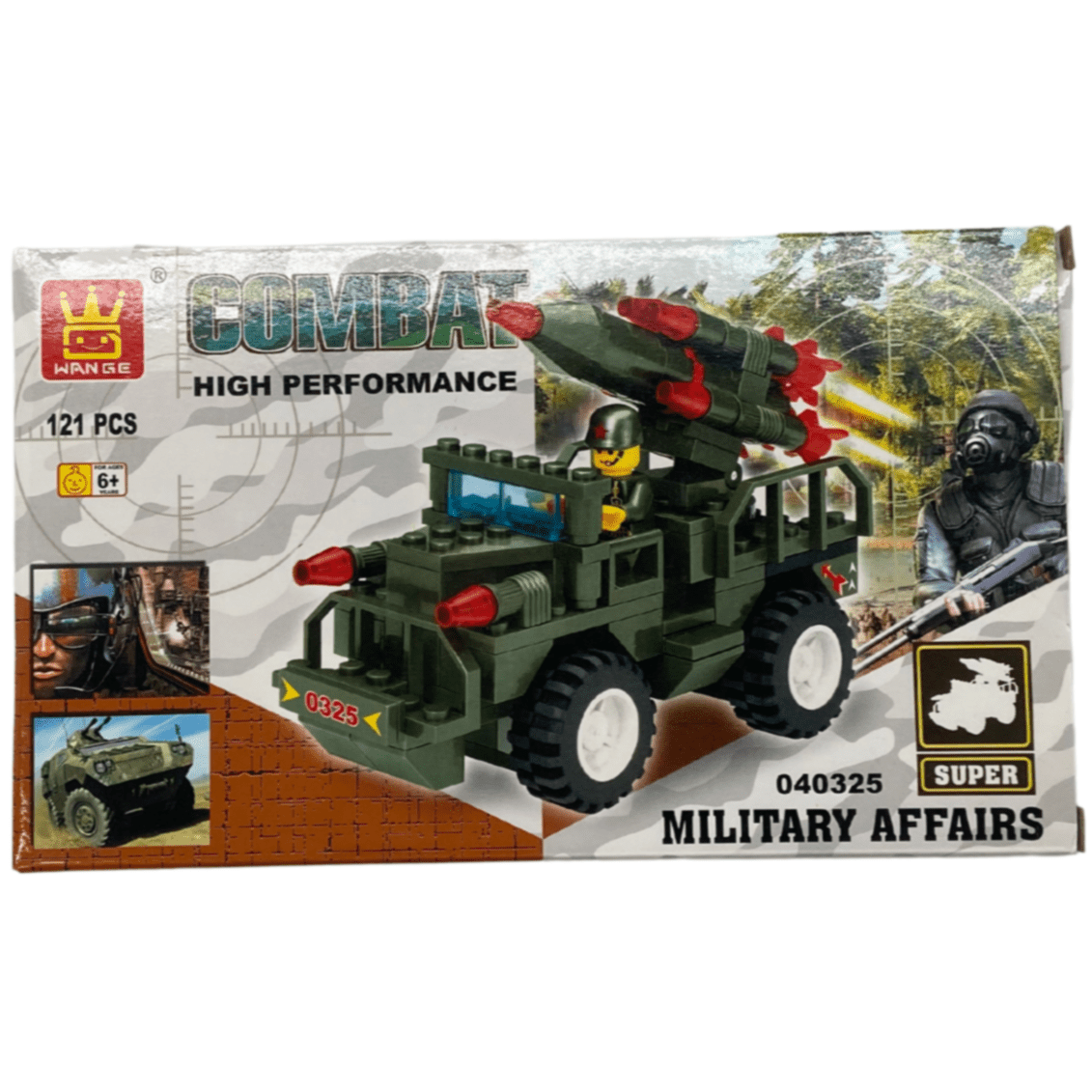 Wange: Combat Military Truck / 121 Pieces/ Building set