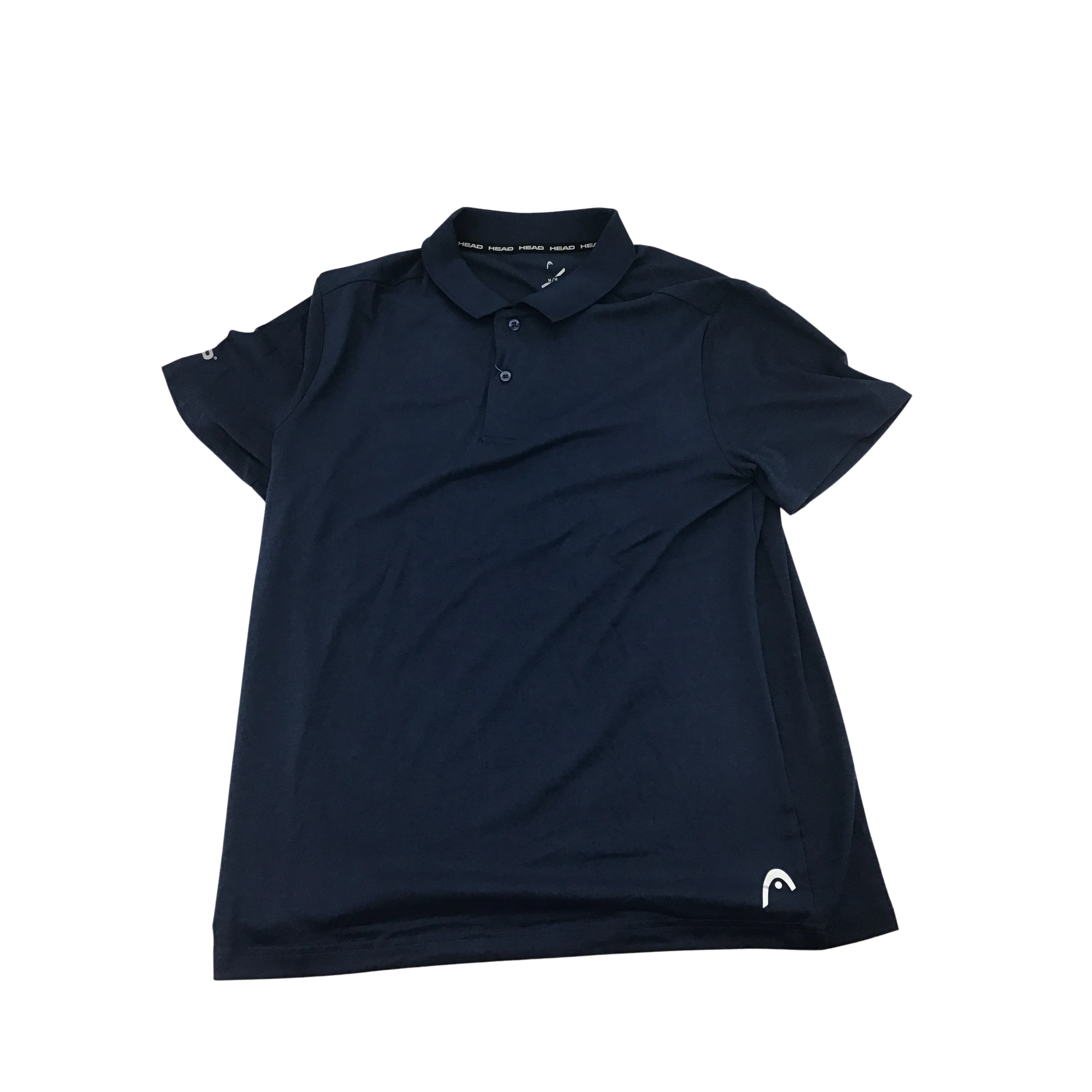 Head: Men's Polo Shirt / Blue / Short Sleeve / Medium