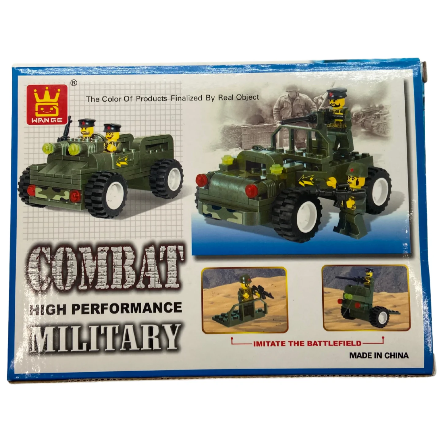 Wange Combat Military Army Truck / 105 Pieces
