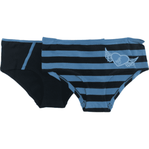 NHL Ottawa Senators Ladies Boycut Underwear / Various Sizes / 2 pack / Panties / 2 Toned Blue / Ottawa Senators Logo