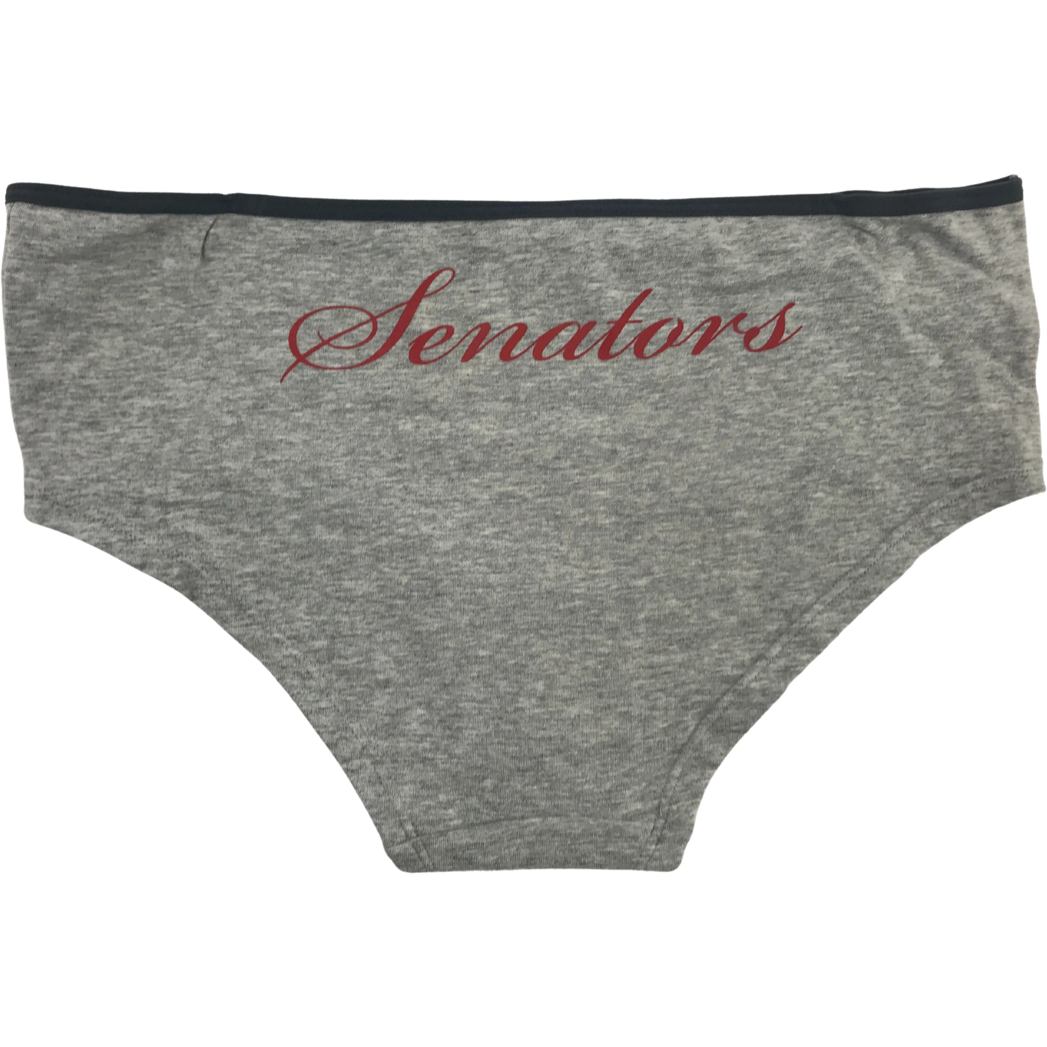 NHL Ottawa Senators Ladies Boycut Underwear / 2 Pack / Panties / Red & Grey / Ottawa Senators Logo / Various Sizes