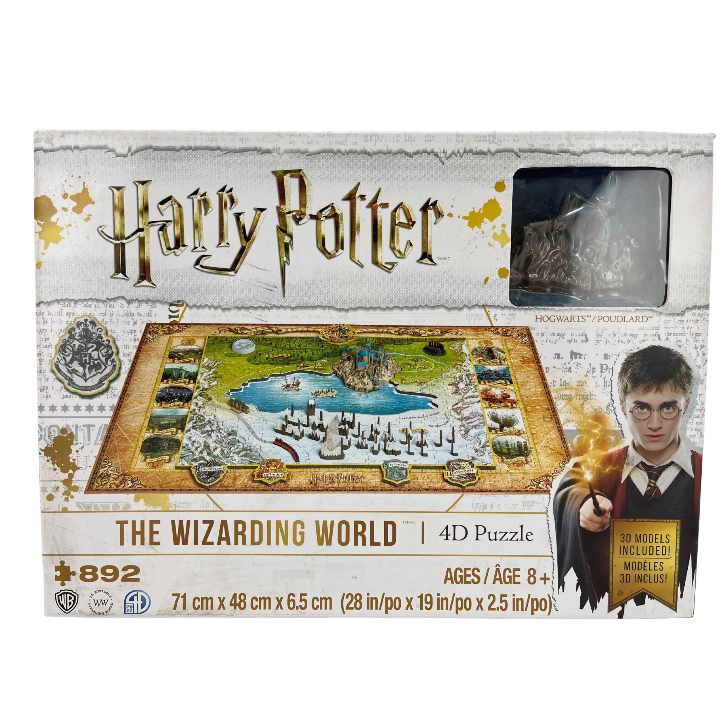 Harry Potter 4D Puzzle / The Wizarding World / 829 Pieces
