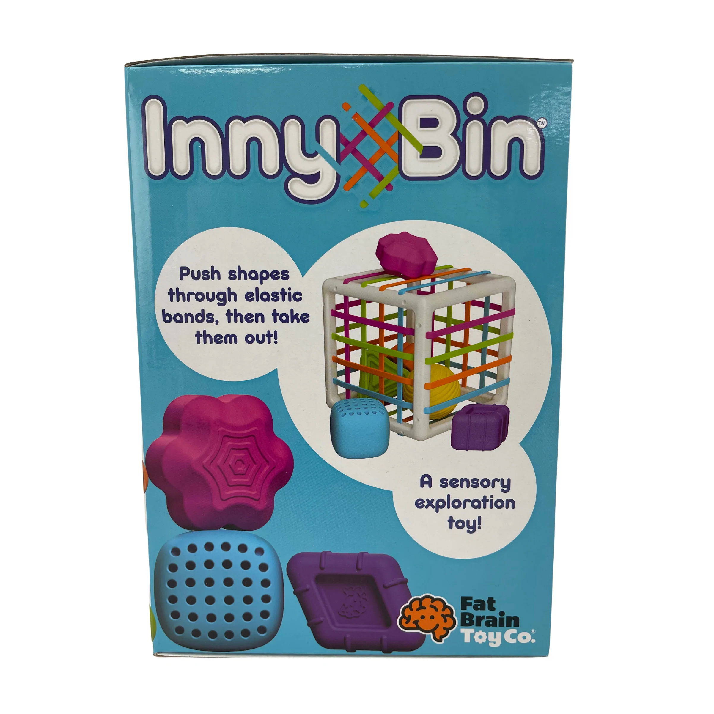Fat Brain Toys Inny Bin / Shapes and Colours / Sensory Toy / Colourful / 10 Months +