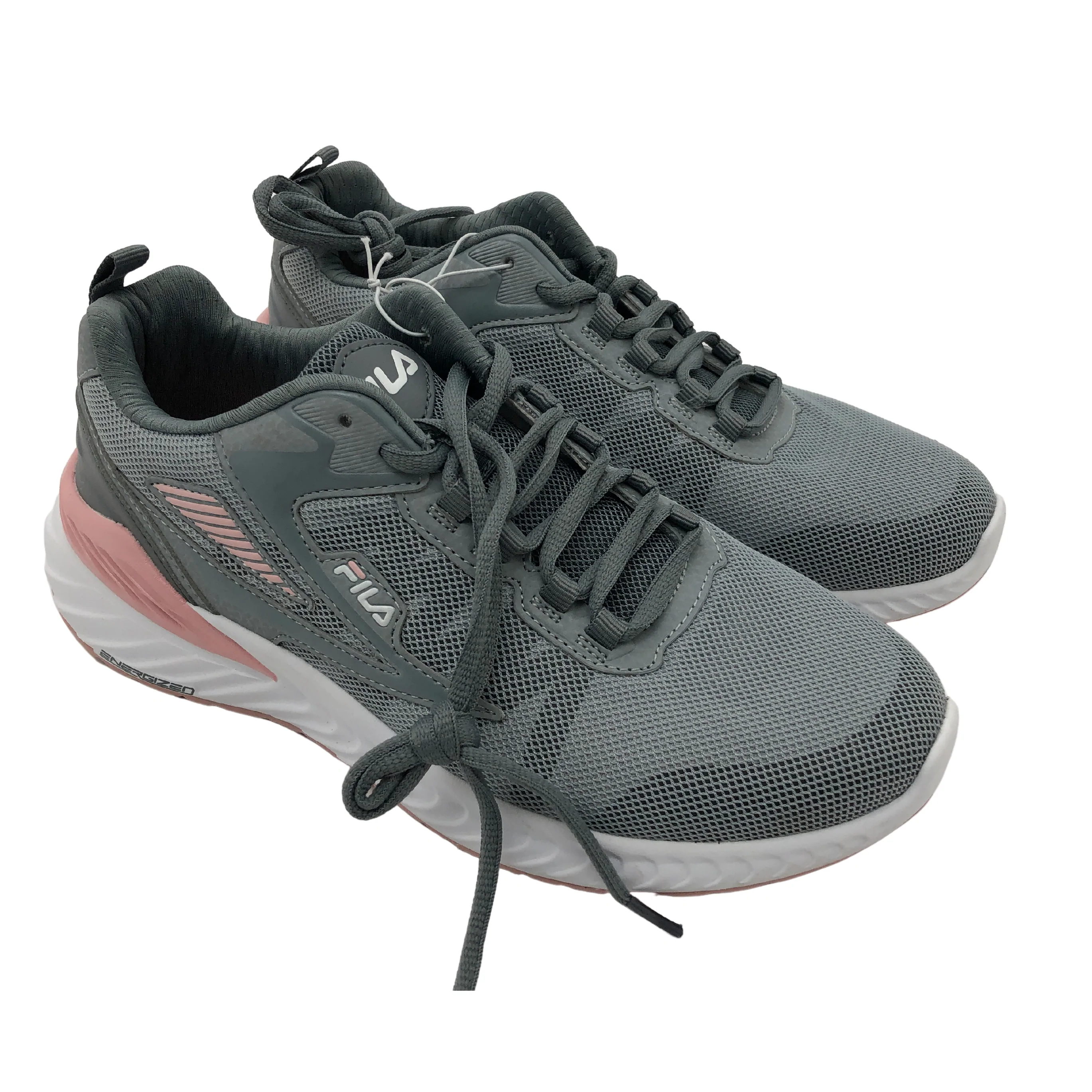 Fila Women's Running Shoes / Trazoros Energized 2 / Grey with Pink / Size 5