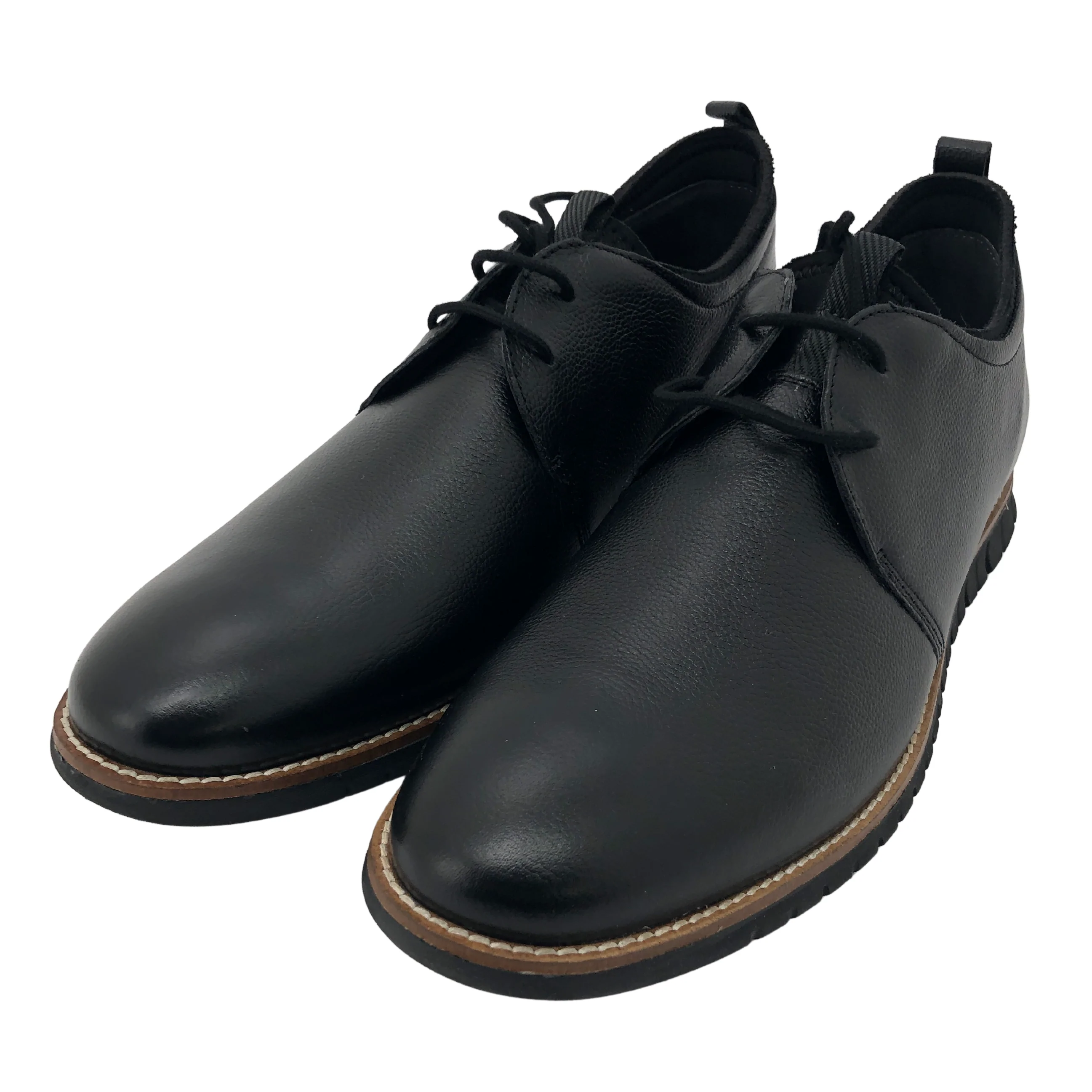 Hush Puppies Men's Dress Shoe / Oxford Style / Black / Various Sizes **NO TAGS**