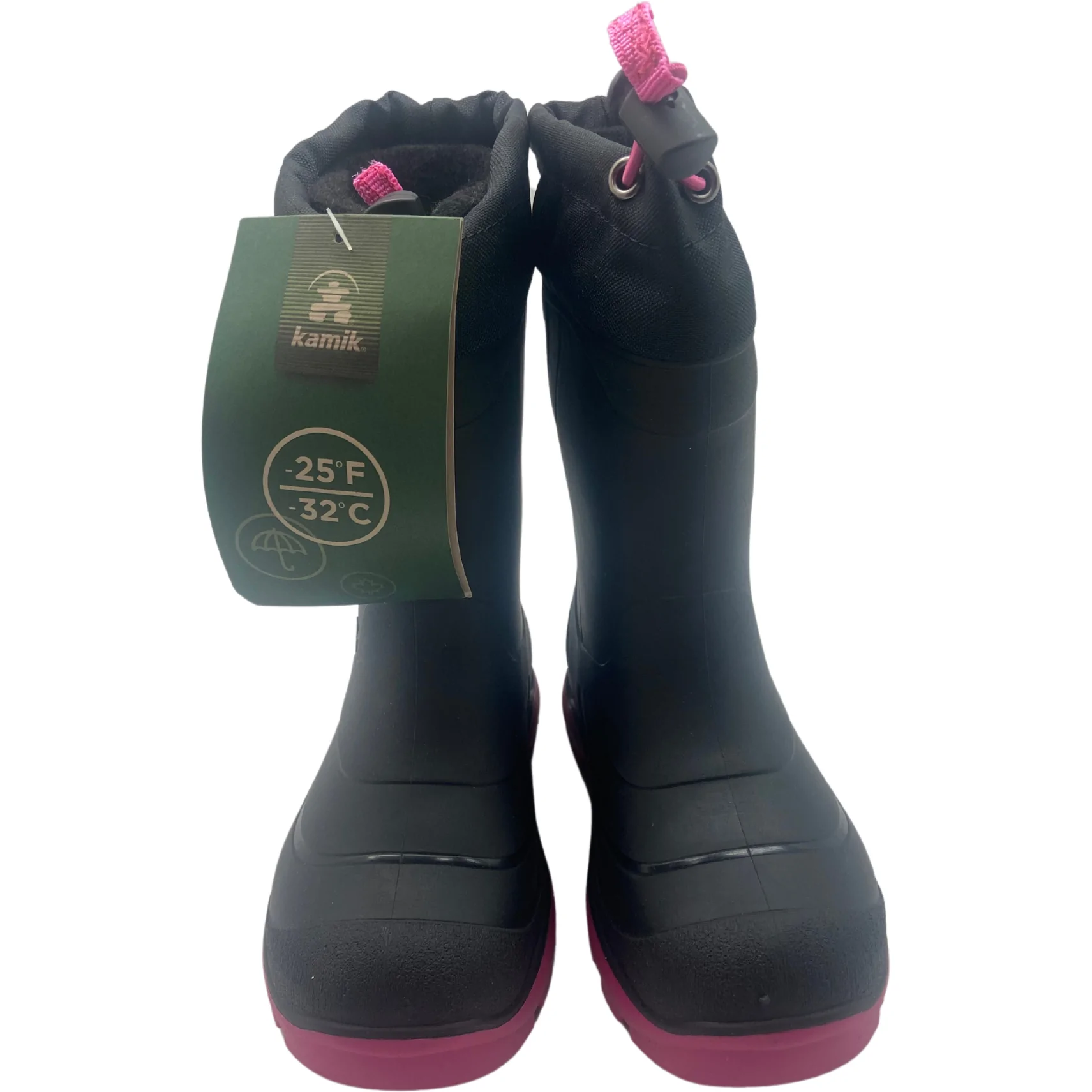 Kamik: Girl's Boots / Snow Boots / Snowbuster1 / Black / Pink / Size 9