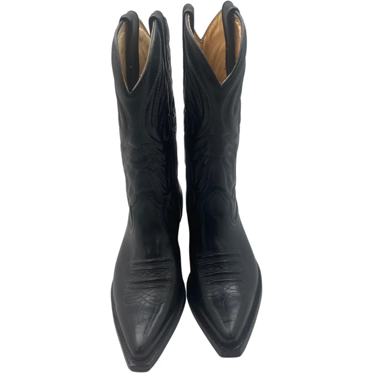 Sena: Unisex Boots / Cowboy Boots / Leather / Trenera-h / Black / Size 8