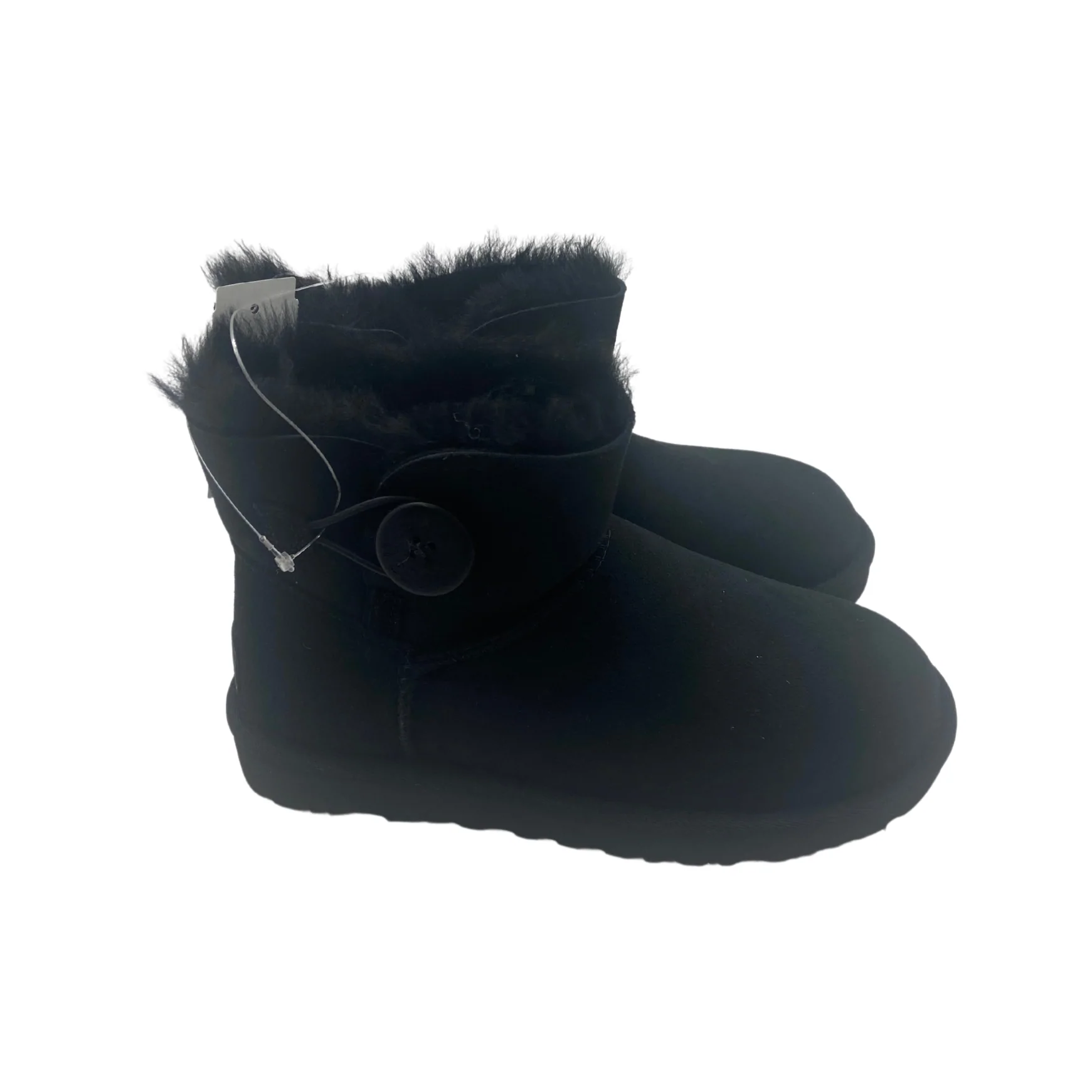 Ugg: Women's Boots / Winter Boots / Mini Bailey Button II / Black / Size 6