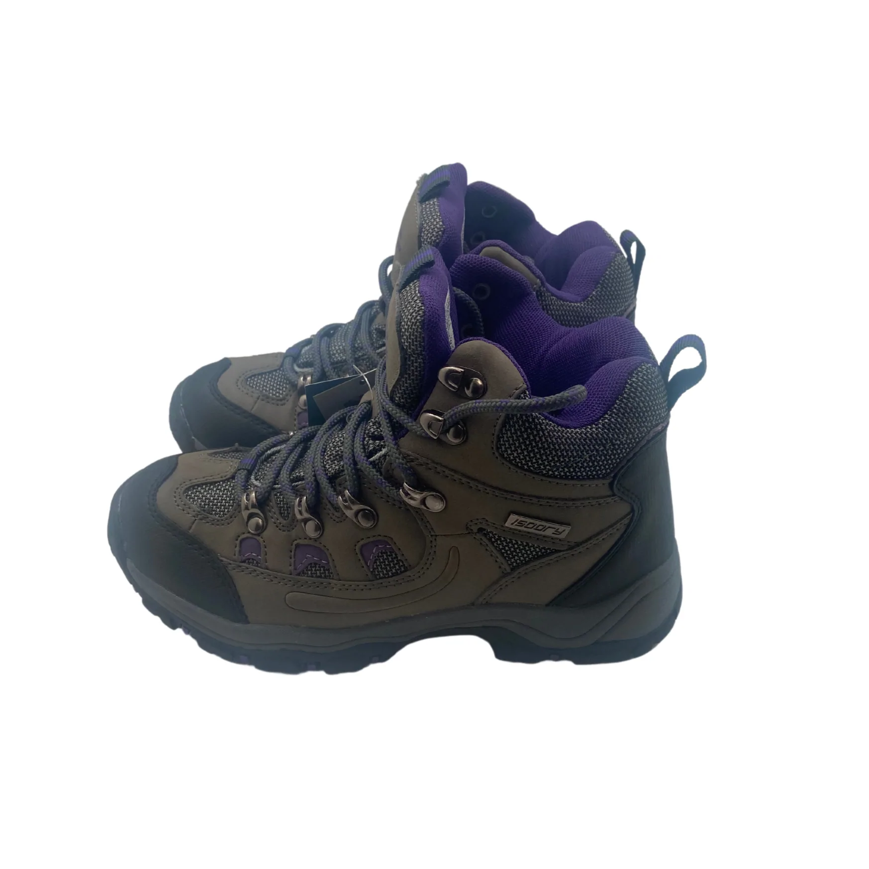 Mountain Warehouse: Women's Hiking Boots / Grey / Purple / Water Proof / Lace up / Size 6
