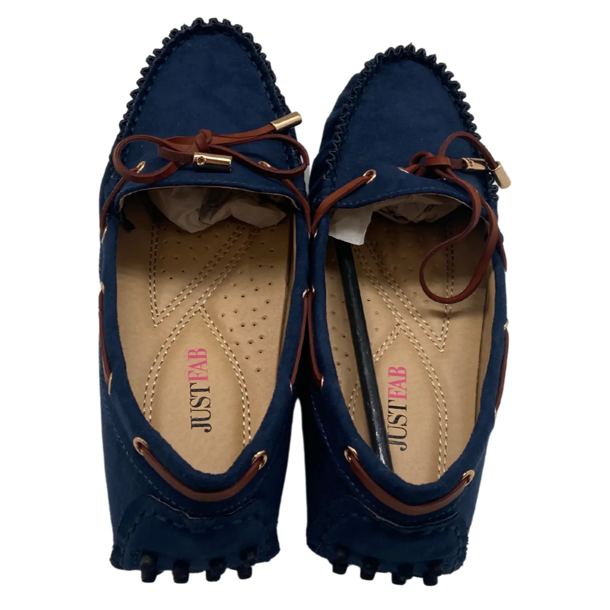 Justfab: Women's Shoe / Moccasin / Navy / Rosalinda / Size 6