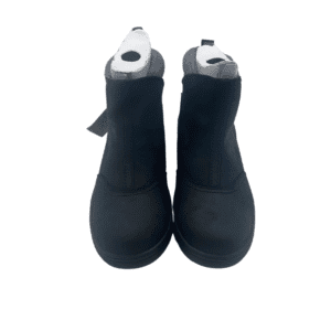 Kodiak: Women's booties / Waterproof / Black / Grey / Fuzzy / Size 5