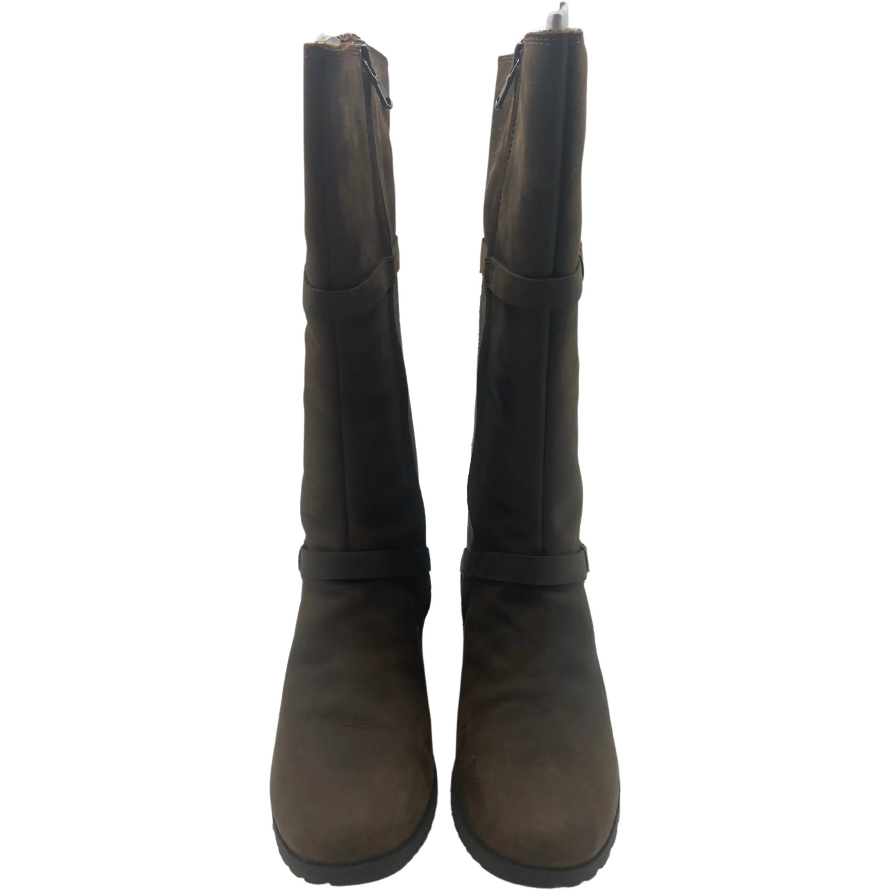 Teva: Womens Boots / Knee High / Delavina / Waterproof / Leather / Brown / Size 7.5