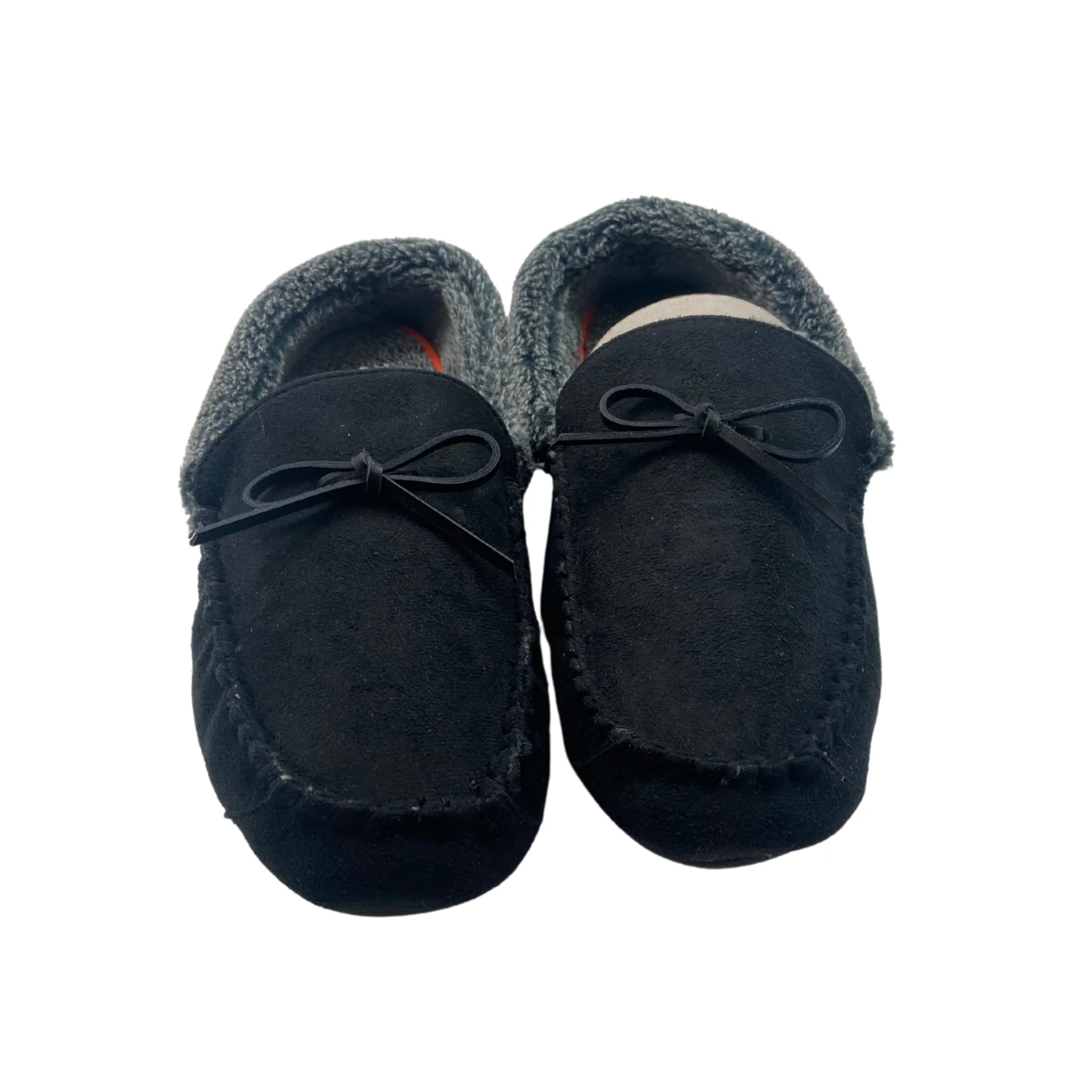 Dockers: Men's Slippers / Memory Foam / XXL / Grey / Black / Fuzzy