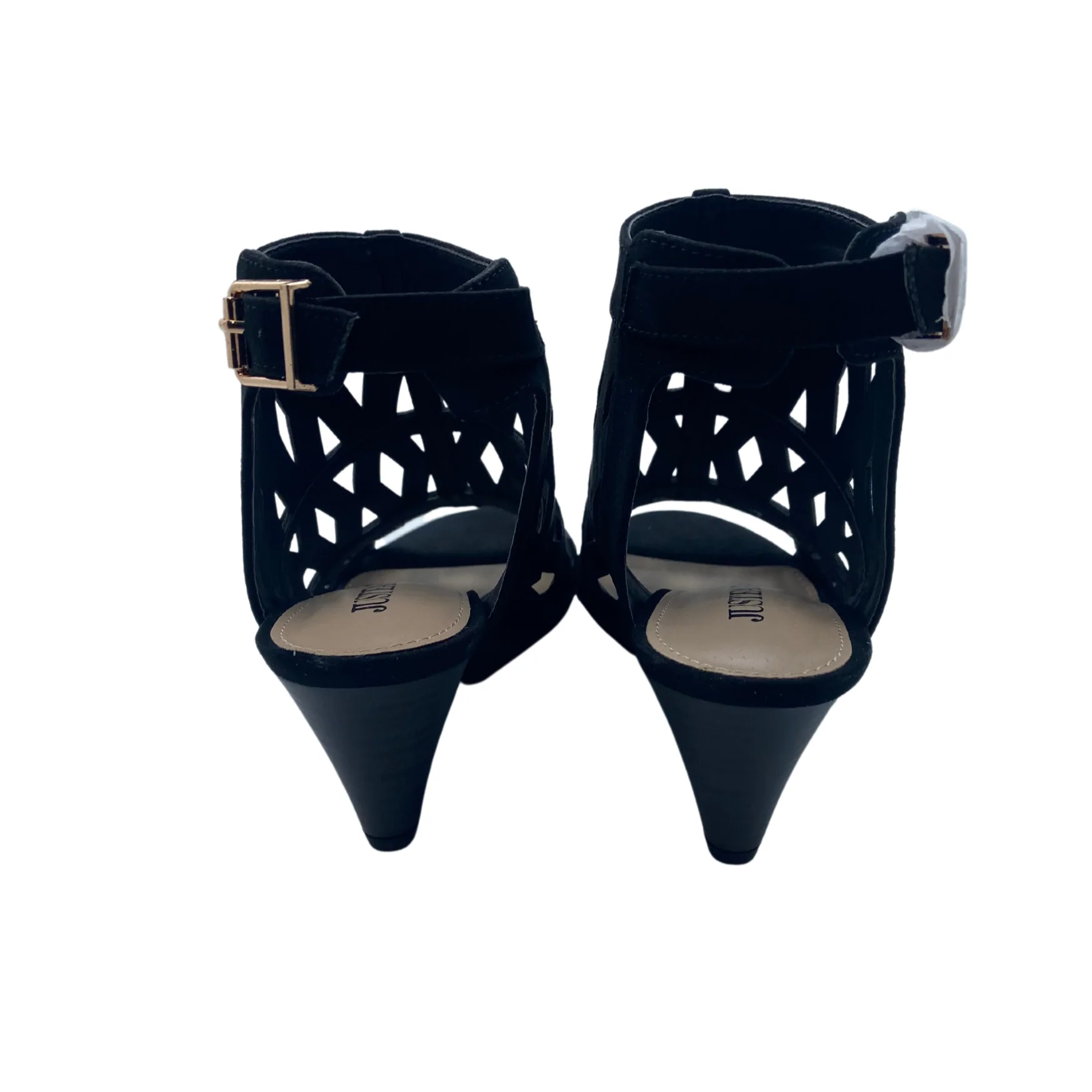 JustFab Women's Heels / Camilla / Black Wedge / 2.5" Heel / Size 6