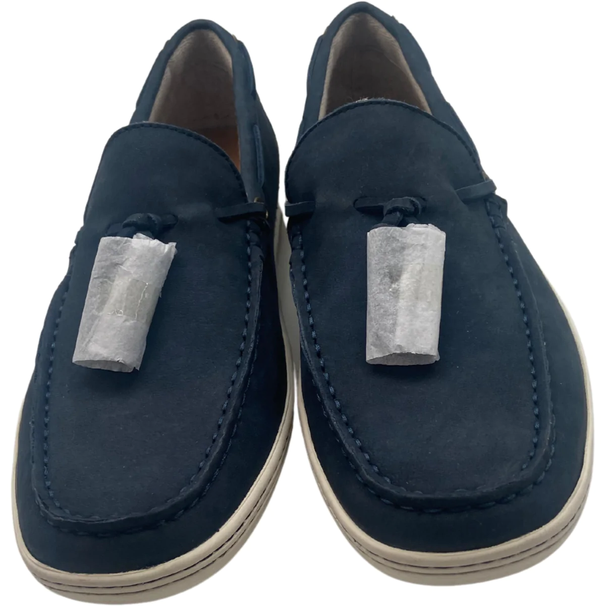 Aldo: Men's Moccasin Shoes/  Mordechai Tassel / Navy Blue / Size 7