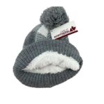 Great Northern Women's Grey & White Plaid Winter Hat 02