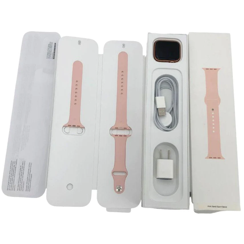 Apple Watch Series 6 / Gold / Pink Sand Sports Band / 40 MM Aluminum Case / Smart Watch