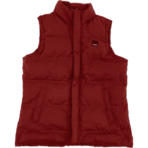 Bench Women's Vest / Zip Up / Insulated Vest / Rust / Size M