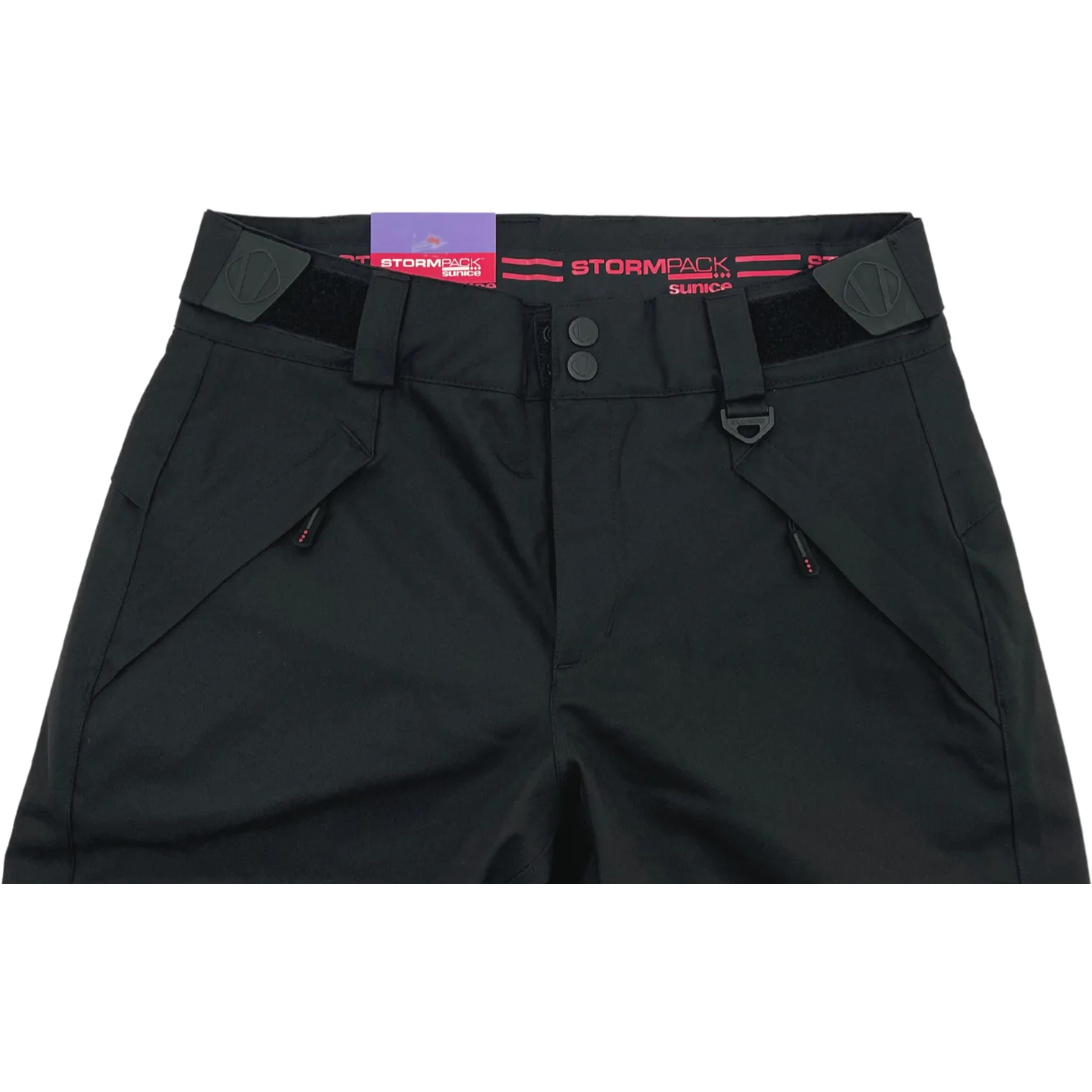 Stormpack Sunice Women’s Snowpants / Black with Pink / Various Sizes